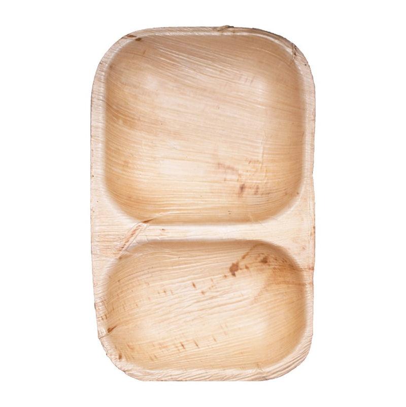 Rectangle 2 Compartment Bowl