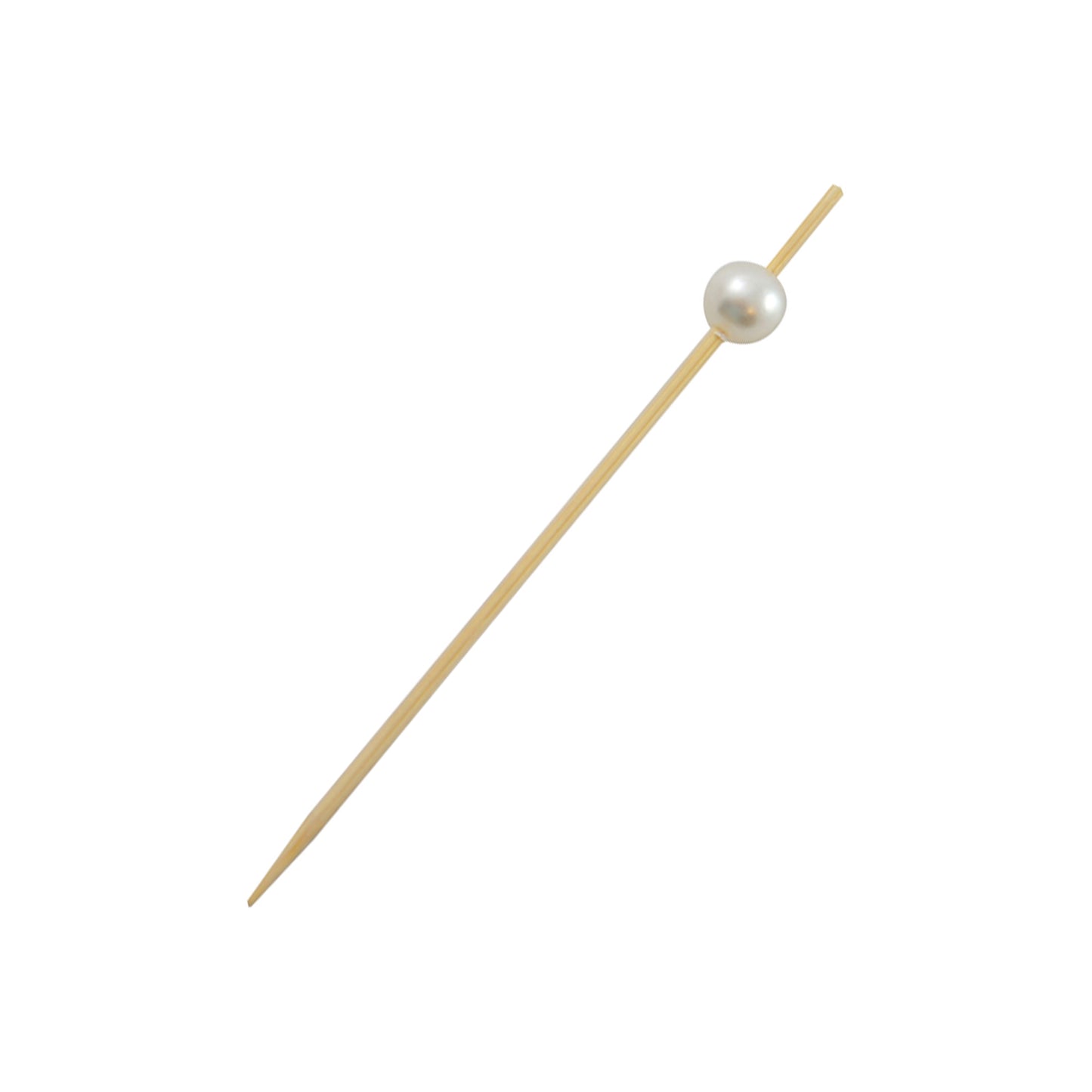 Bamboo Pick with While Pearl