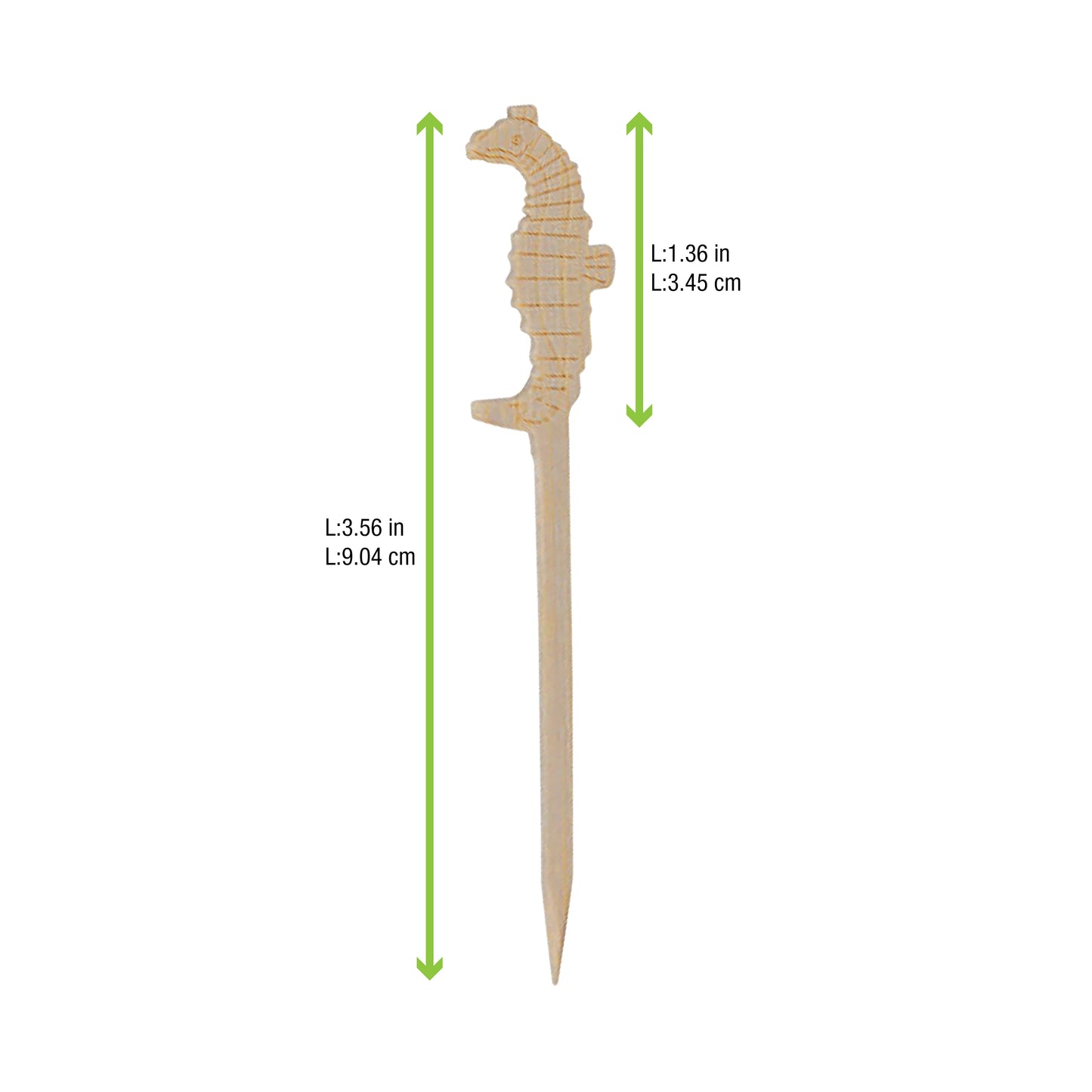 TOKAI" Bamboo Seahorse Pick