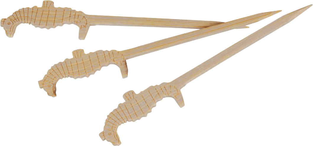 TOKAI" Bamboo Seahorse Pick