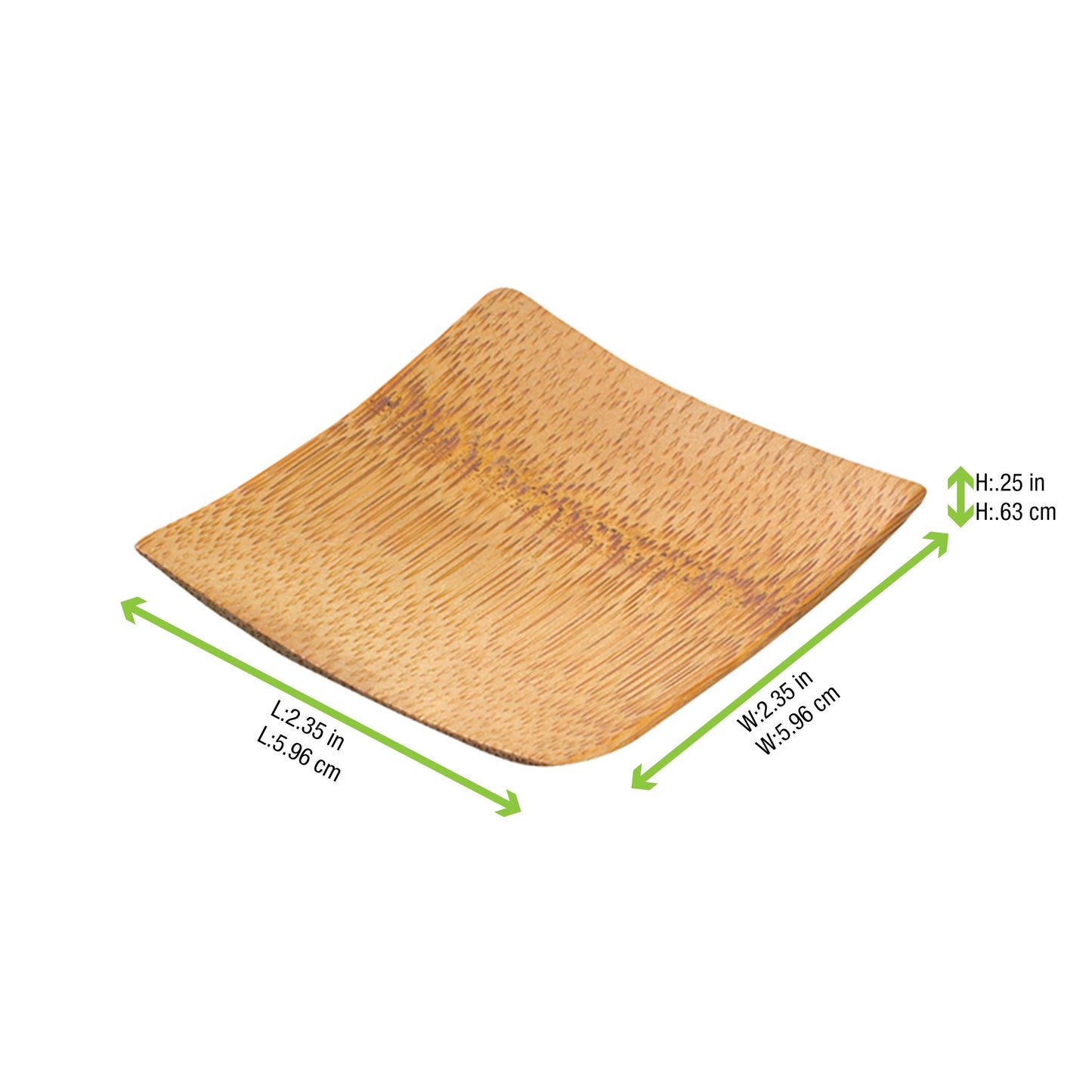 Bamboo Mini Square Dish
