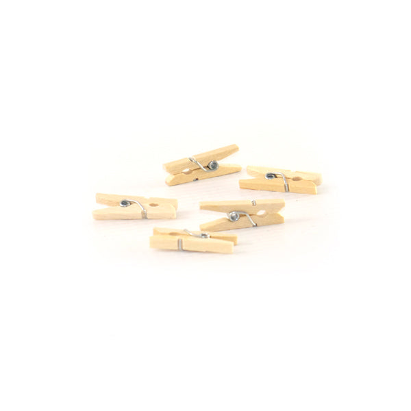 Mini Wooden Clothespin Accessory for Cones and Boats