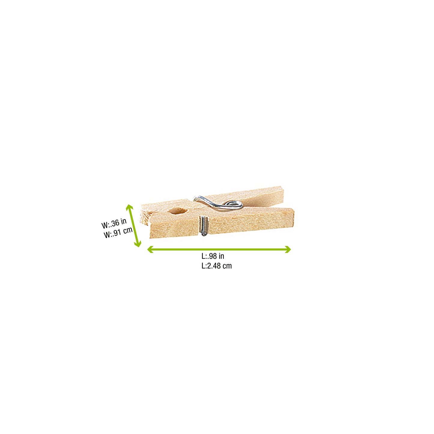 Mini Wooden Clothespin Accessory for Cones and Boats