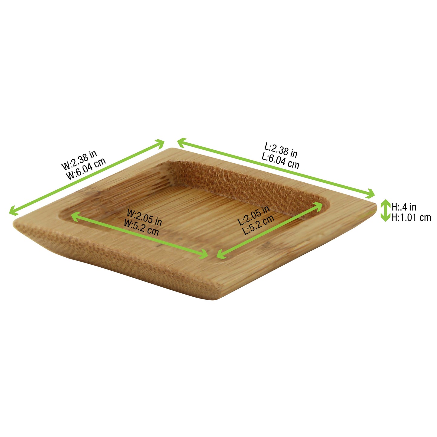 Bamboo Mini Square Dish