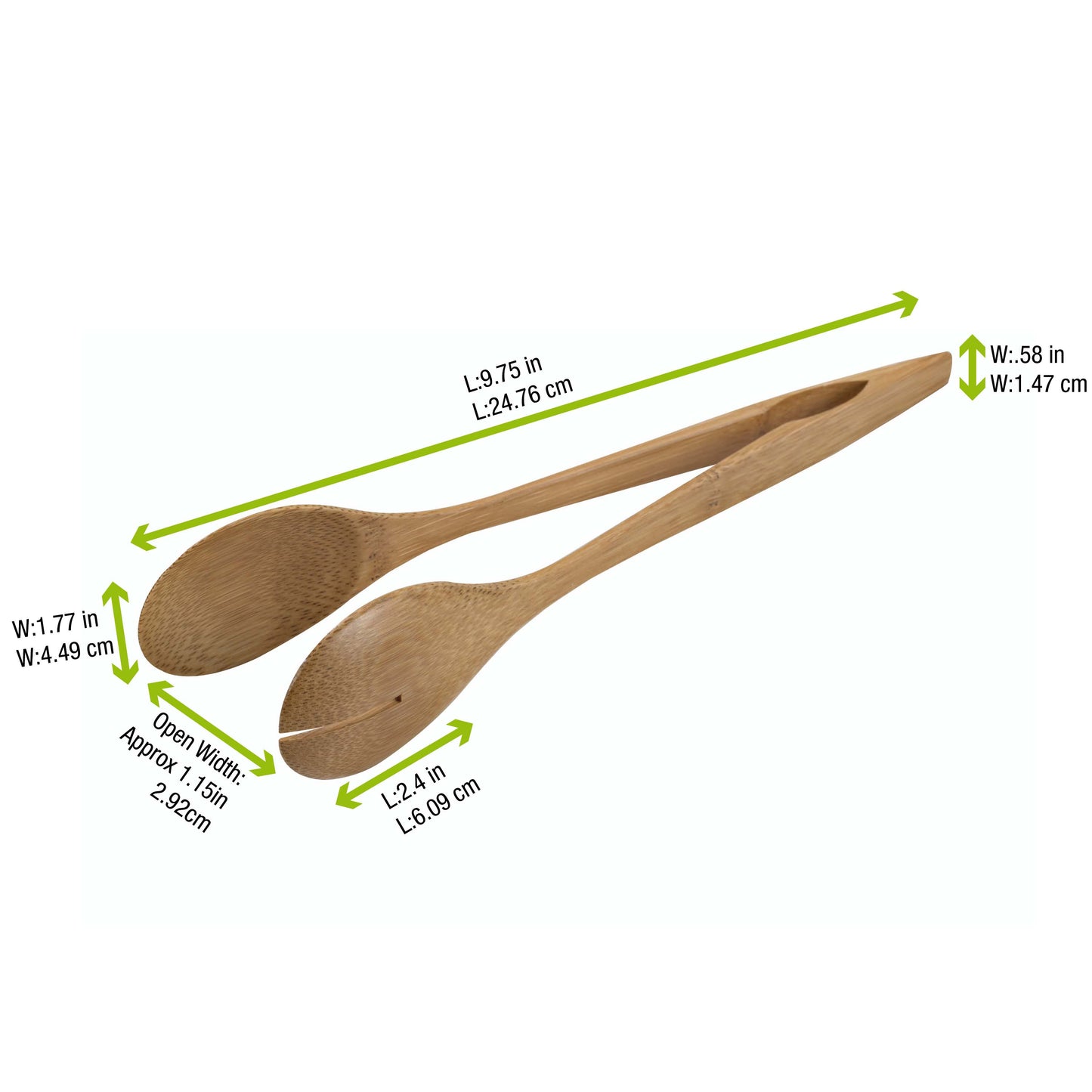 Bamboo Serving Tongs