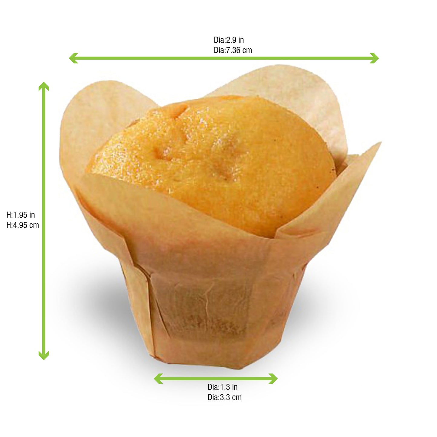 Lotus Golden Brown Silicone Baking Cup