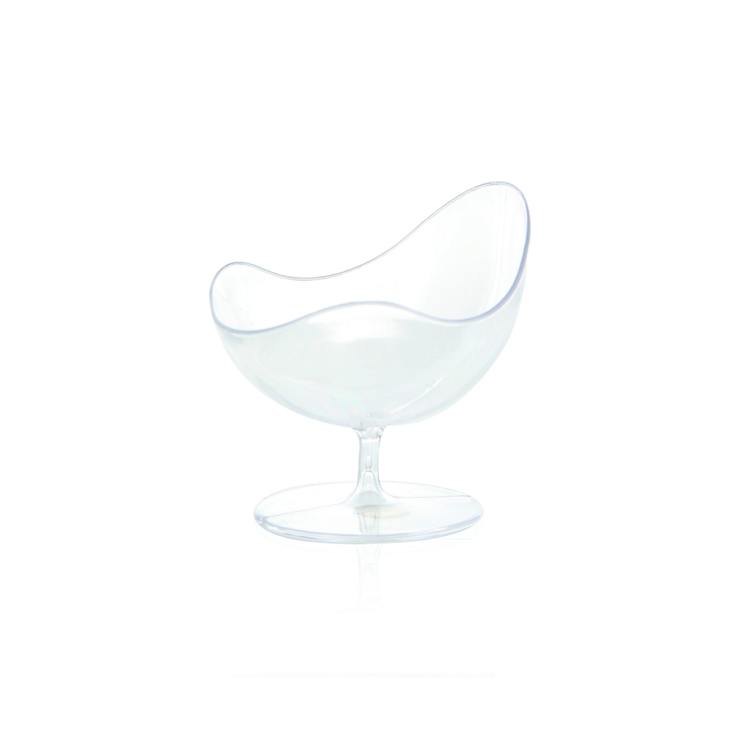 Transparent Waved Cup