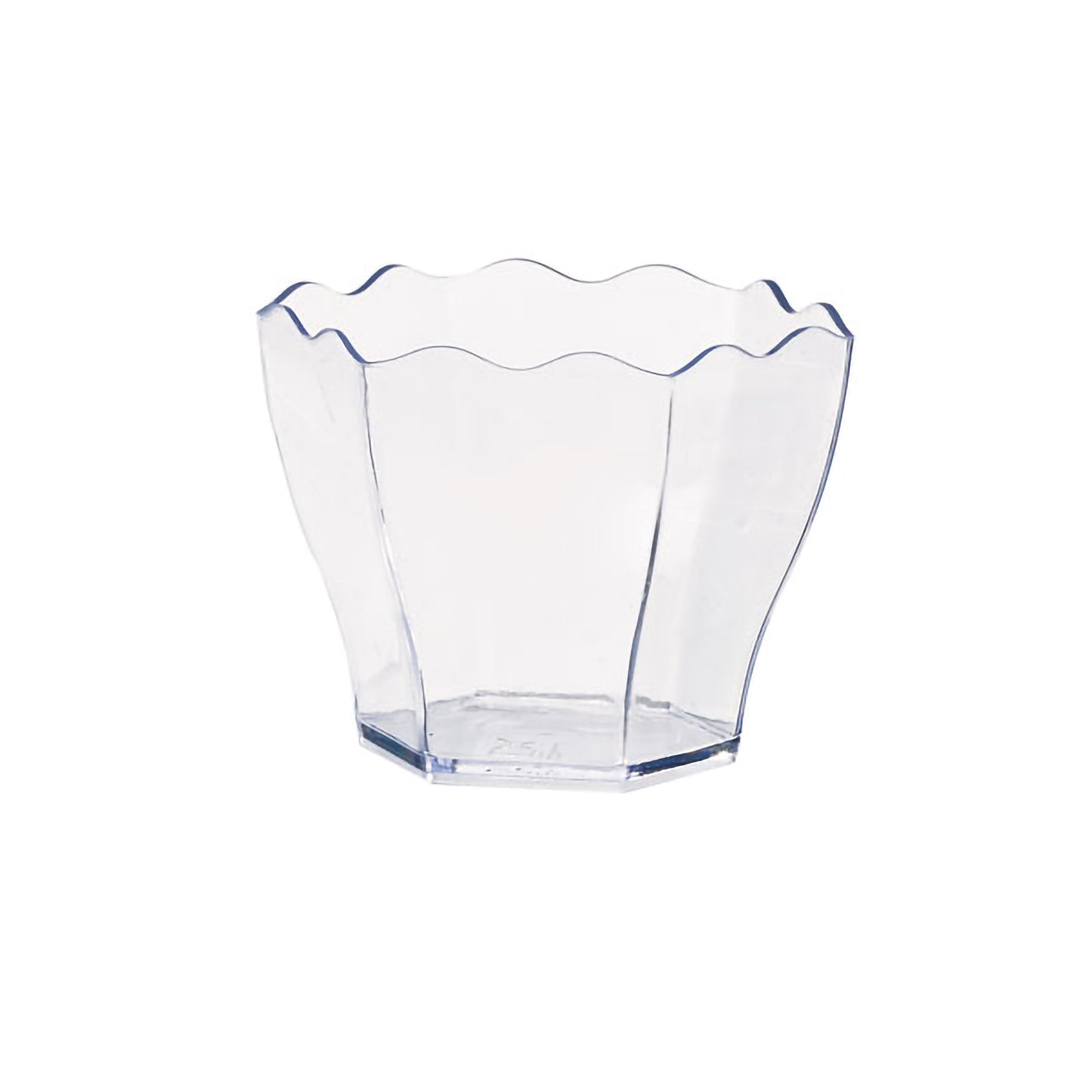 Flower Shaped Transparent Cup