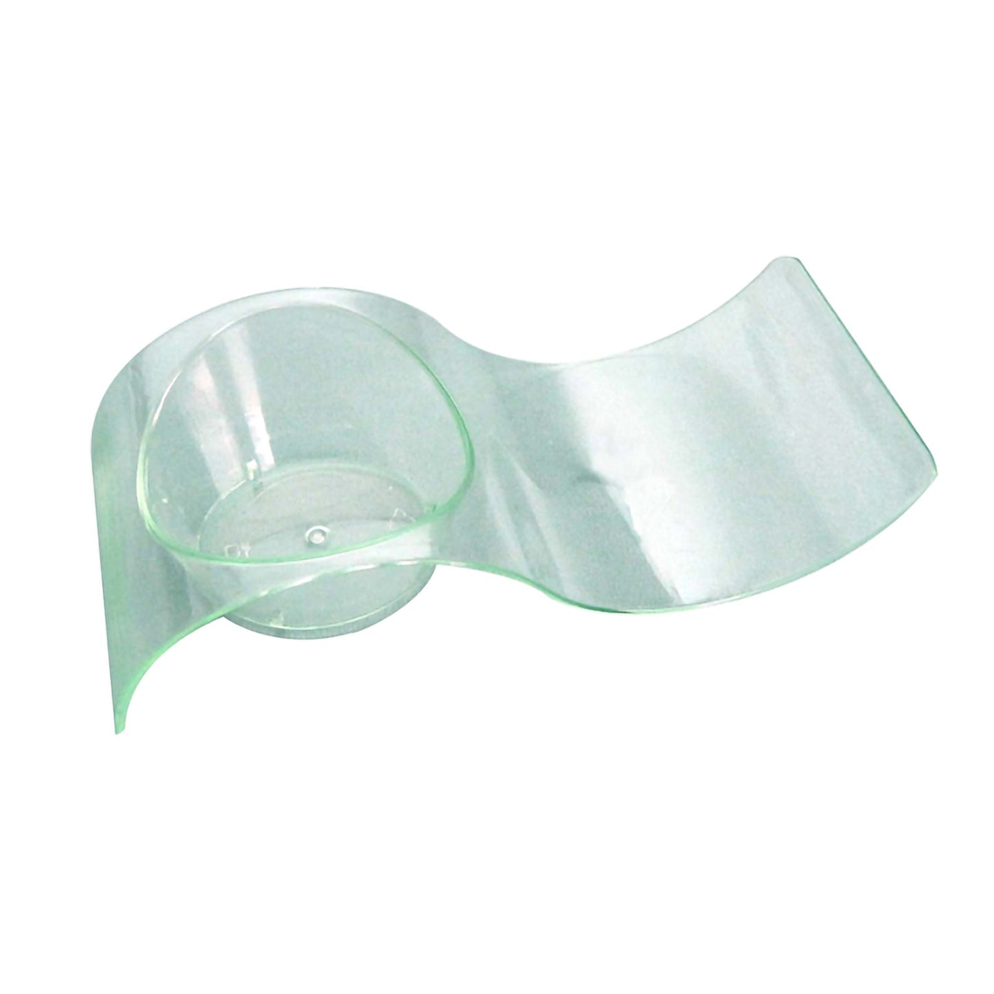 Green Transparent Wave Dish