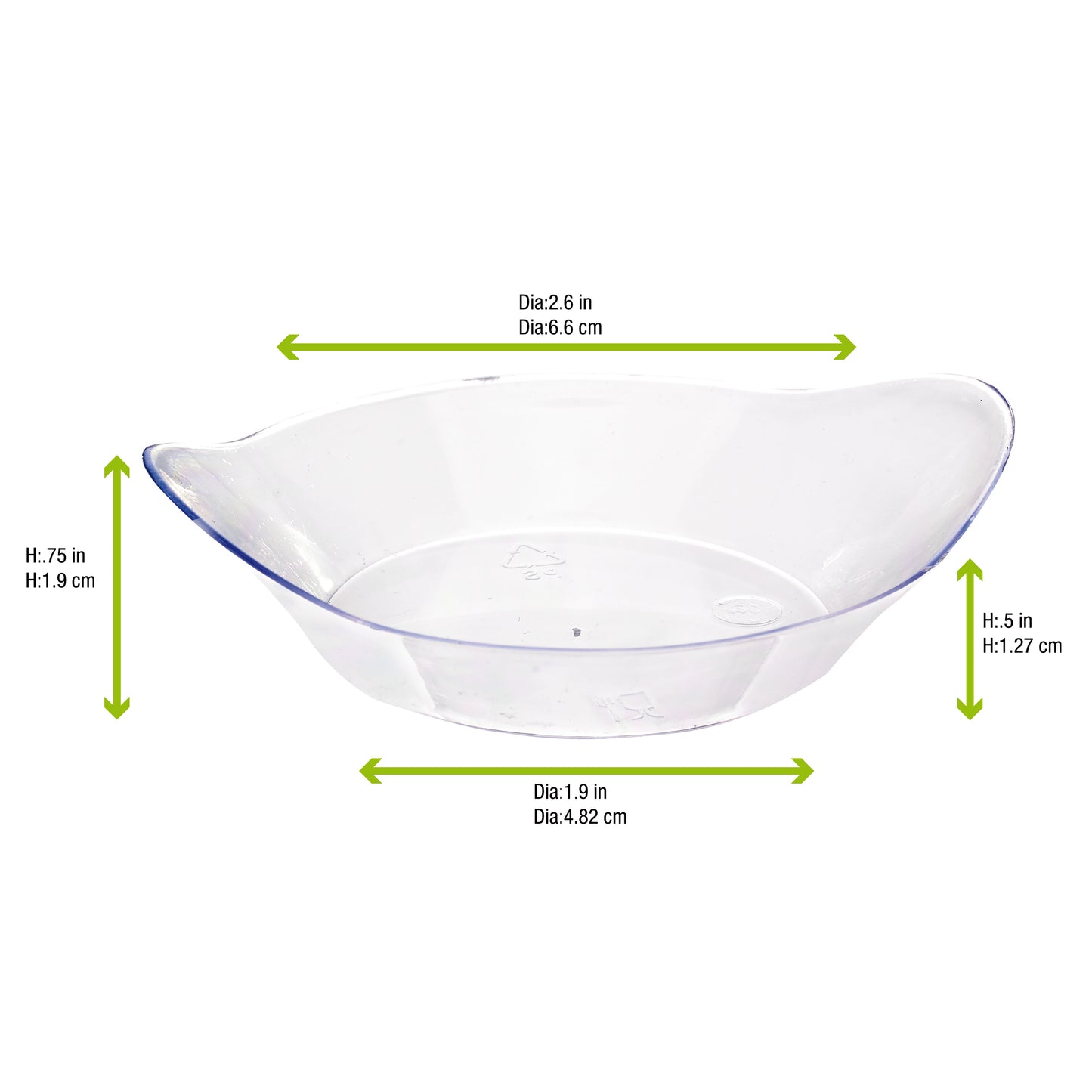 Oval Transparent Dish