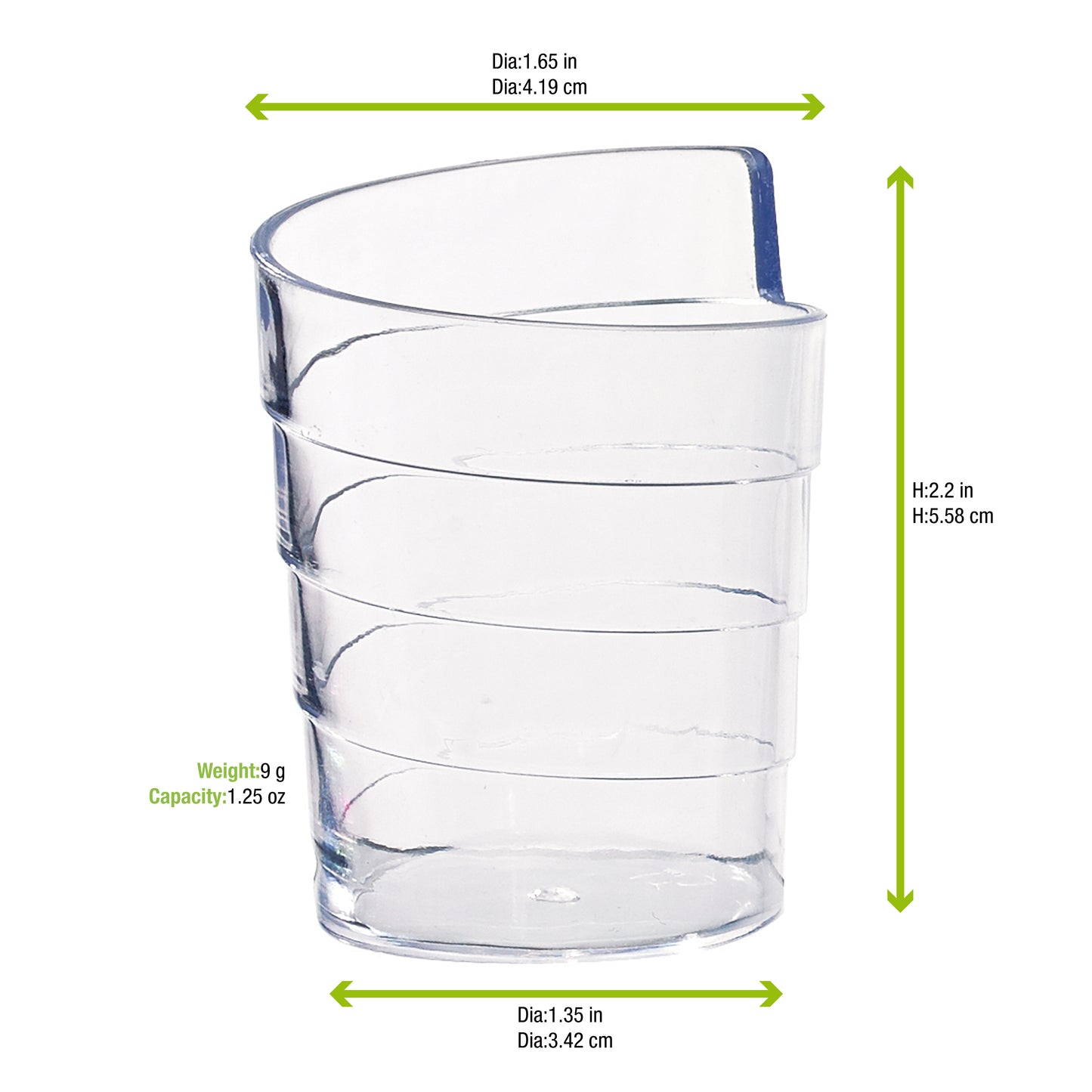 Spiral Design Mini Cup