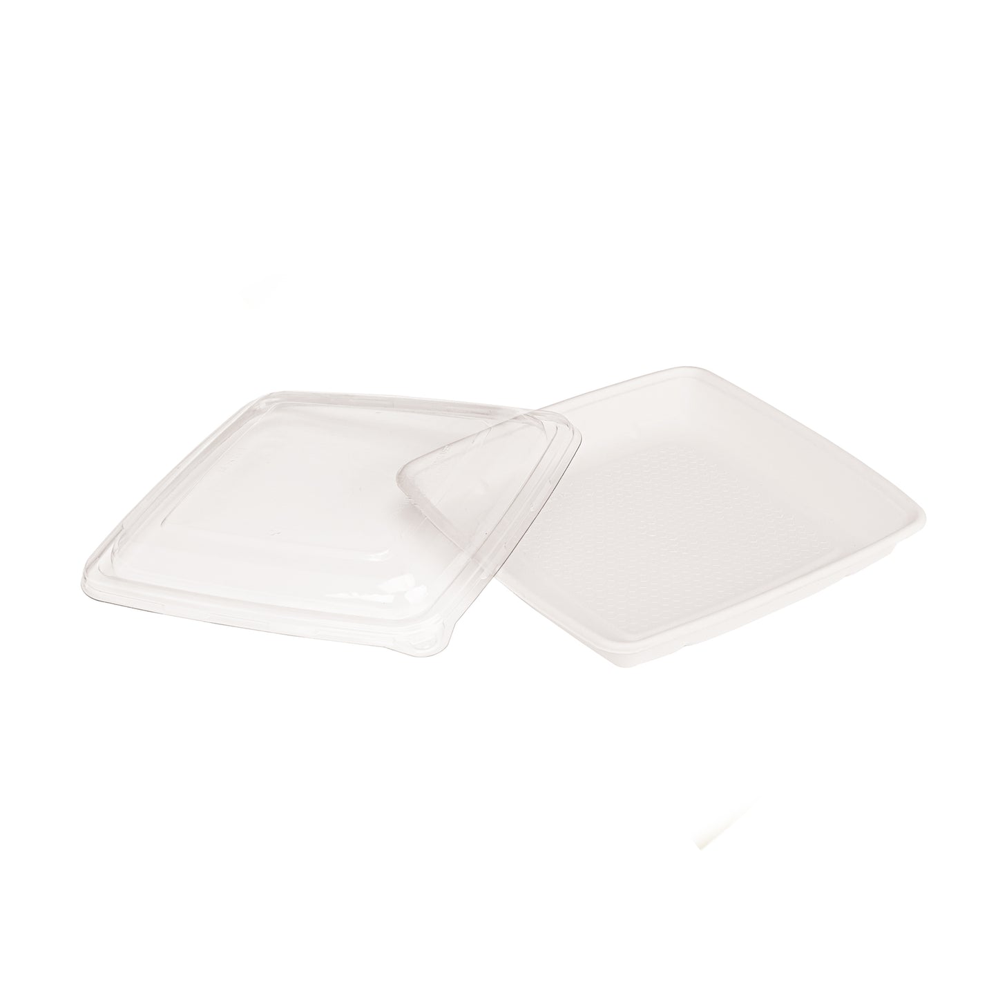 Square White Sugarcane Plate 200/Case