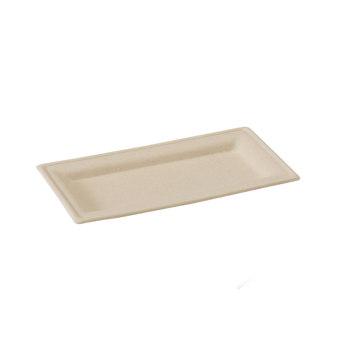 Rectangular Brown Sugarcane Plate