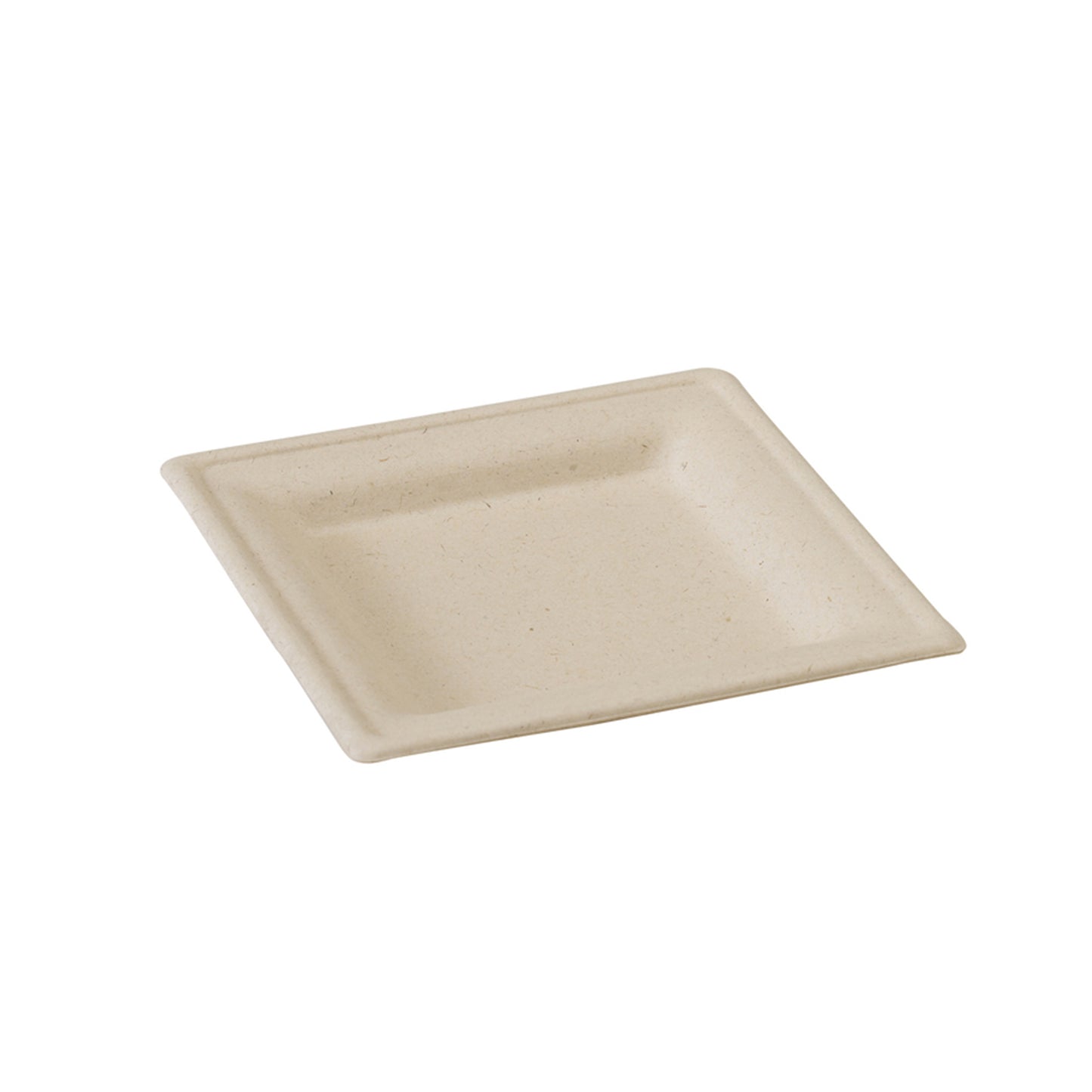 Square Brown Sugarcane Plate