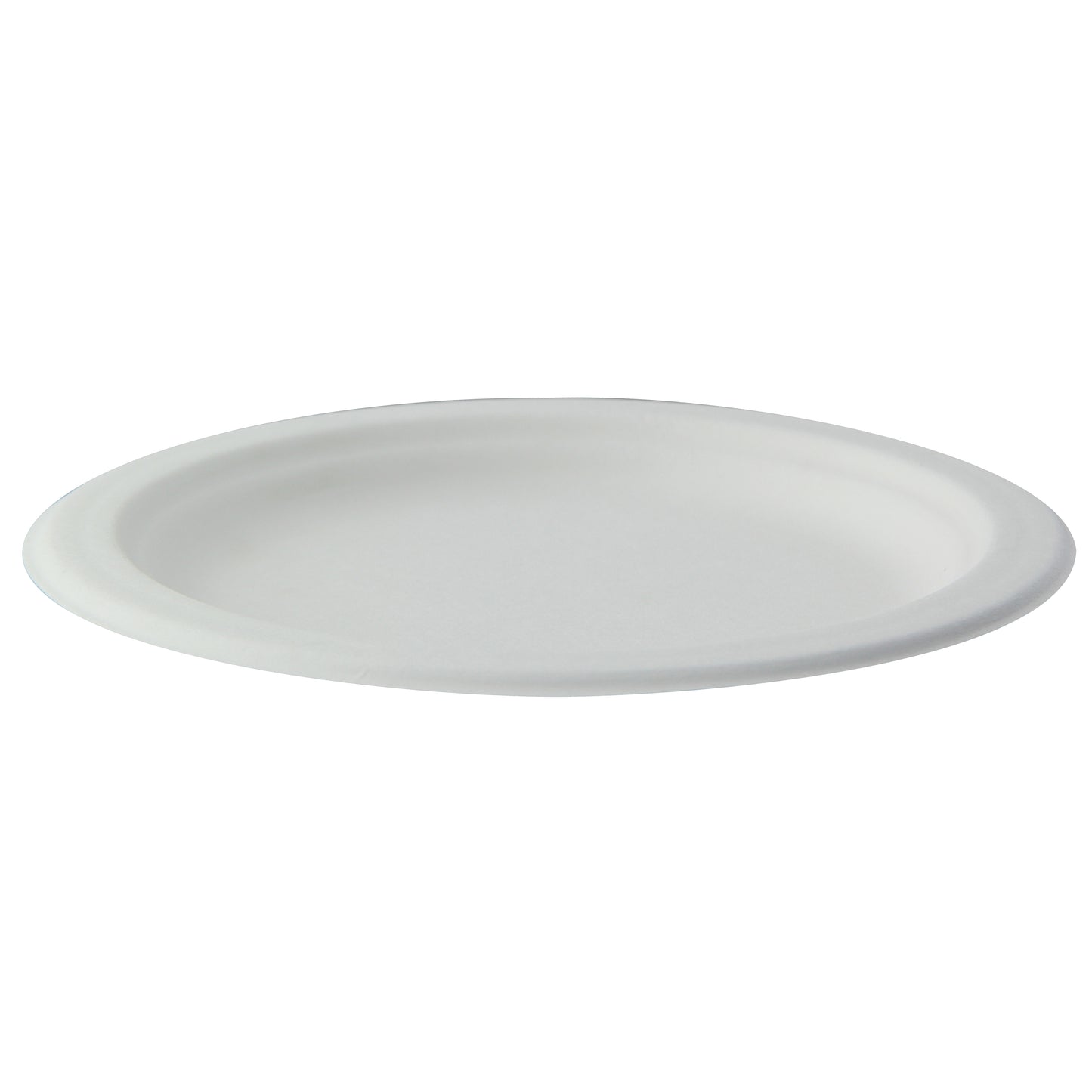 Sugarcane White Round Plate