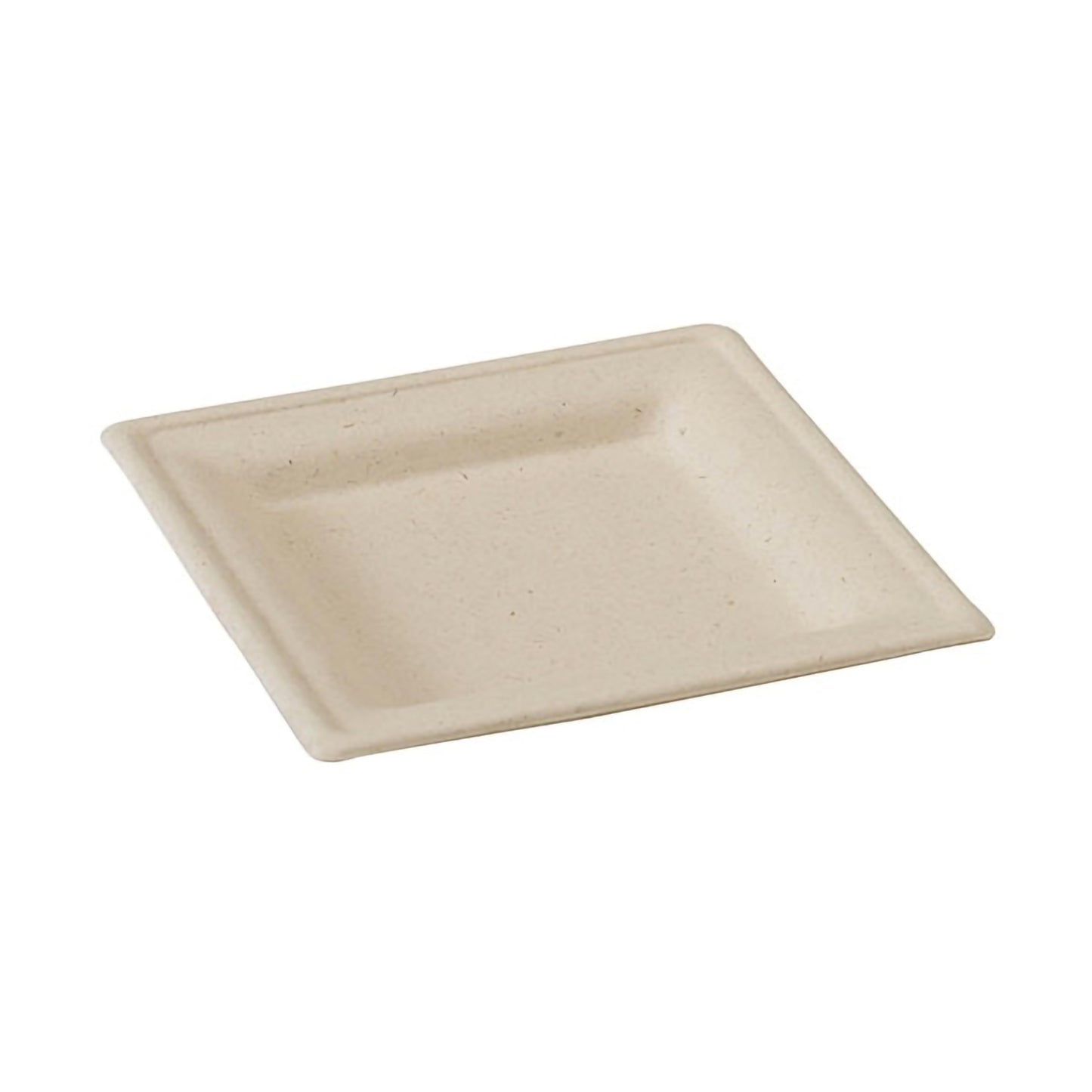 Square Brown Sugarcane Plate