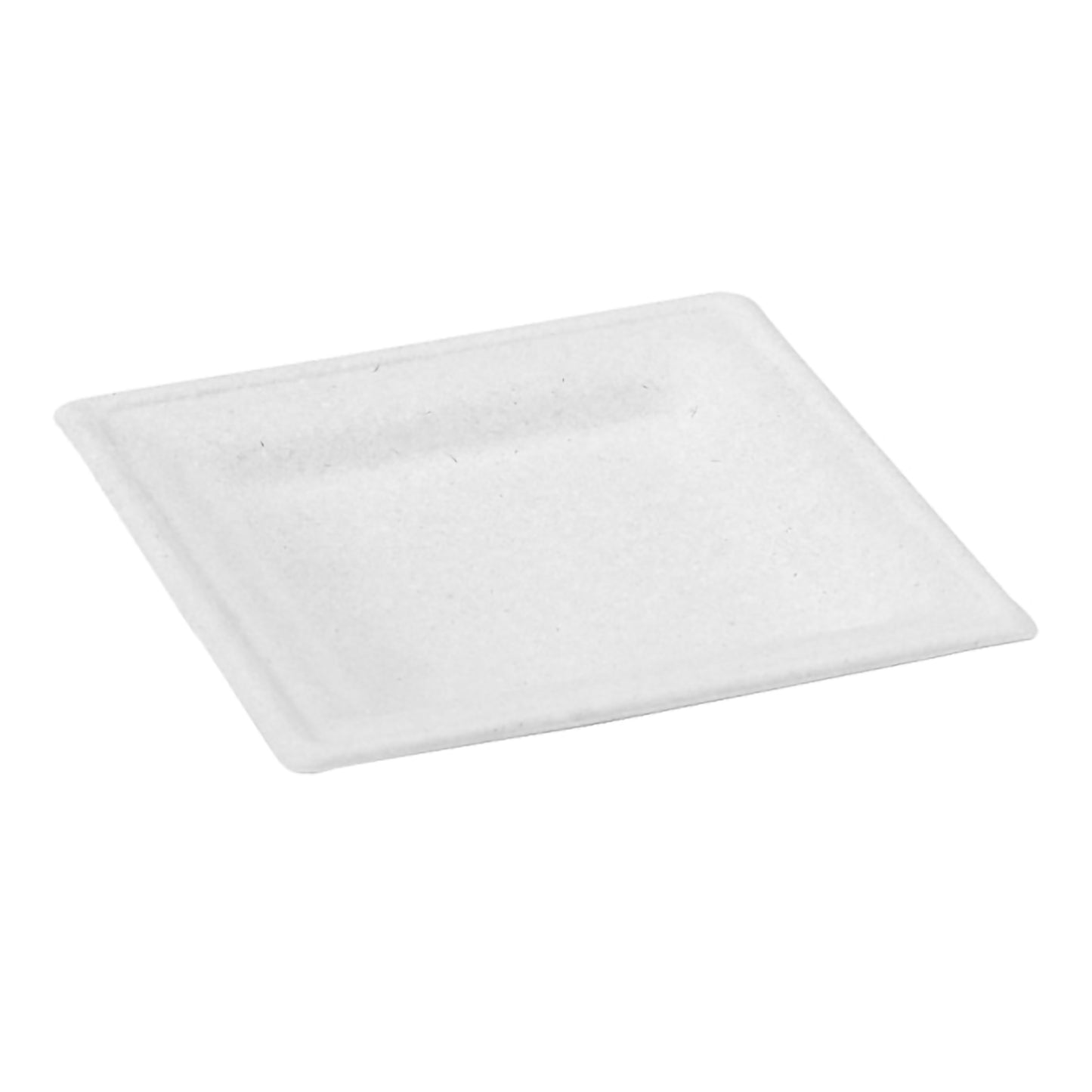 Square White Sugarcane Plate 250/Case