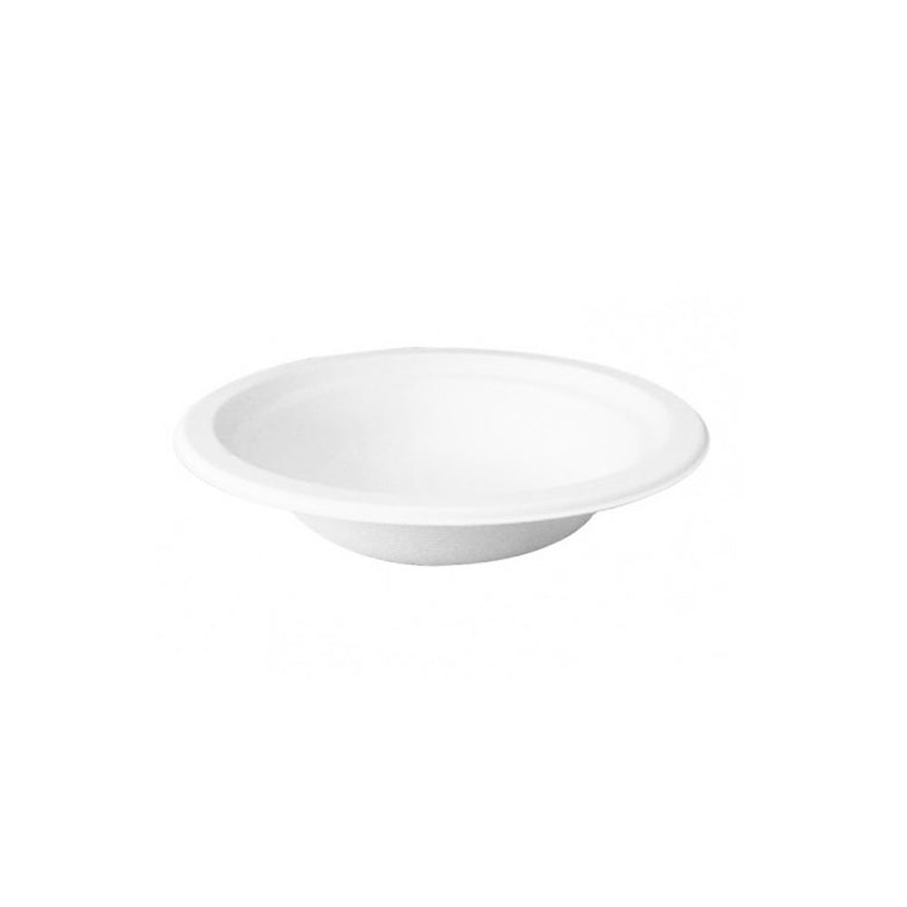 White Sugarcane Salad Bowl 600/Case