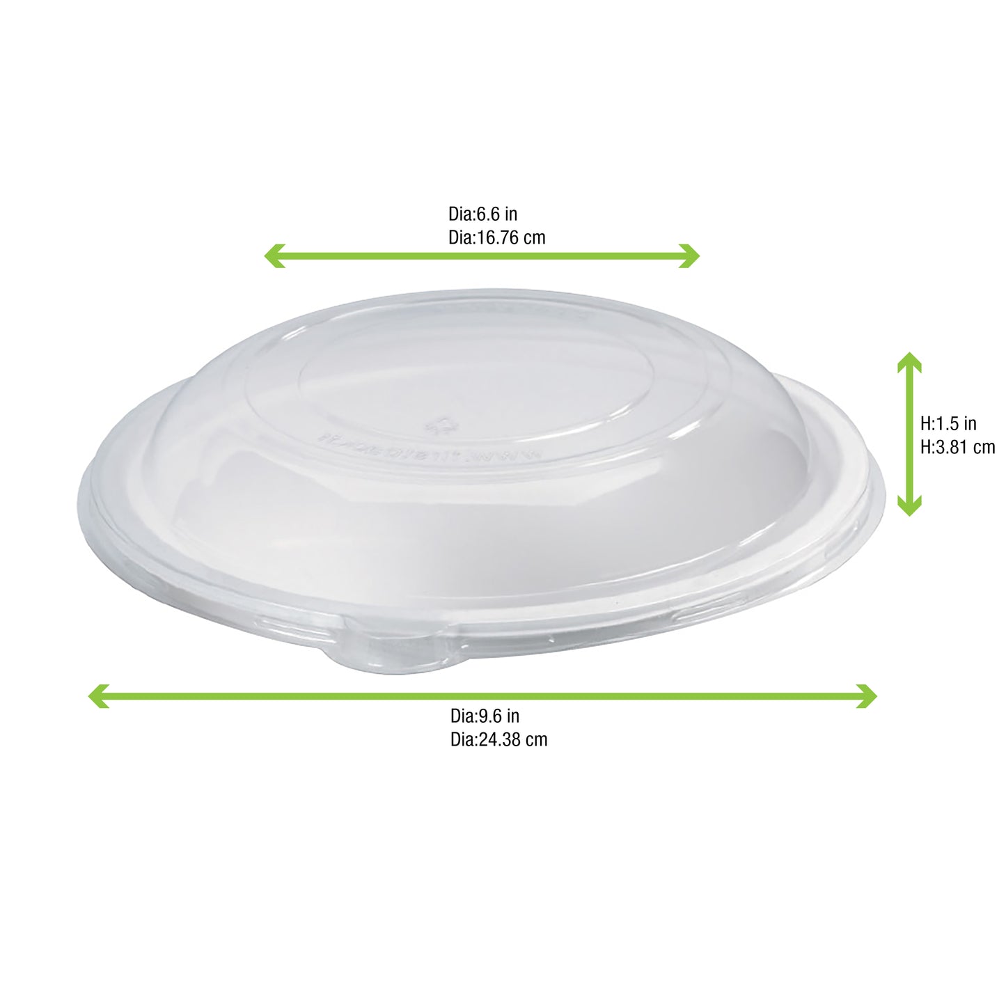 Clear PET Lid for 210APUB2400 & 210APU25