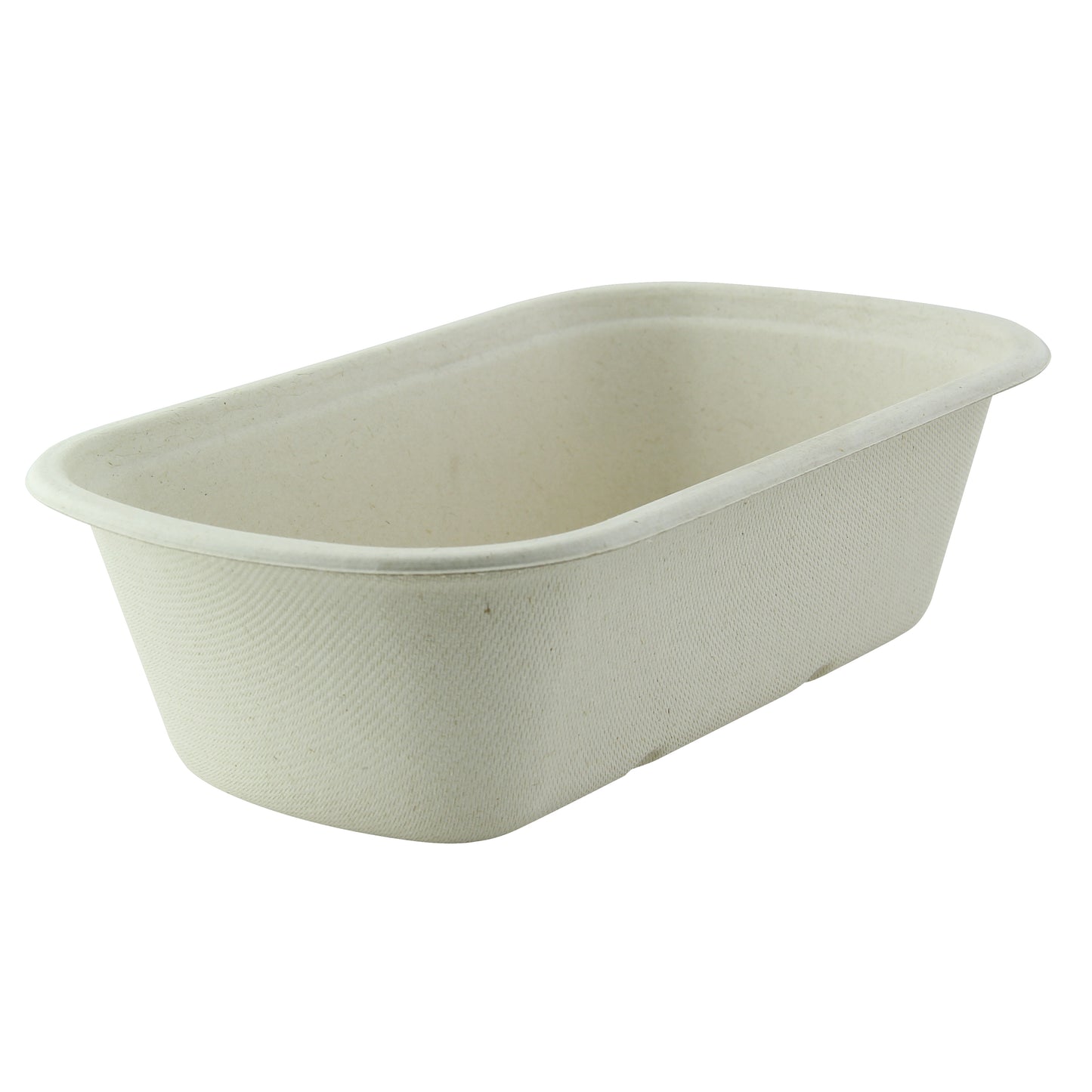 Rectangular Brown Sugarcane Container