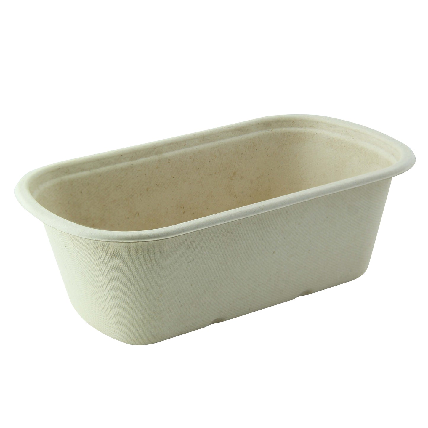 Rectangular Brown Sugarcane Container