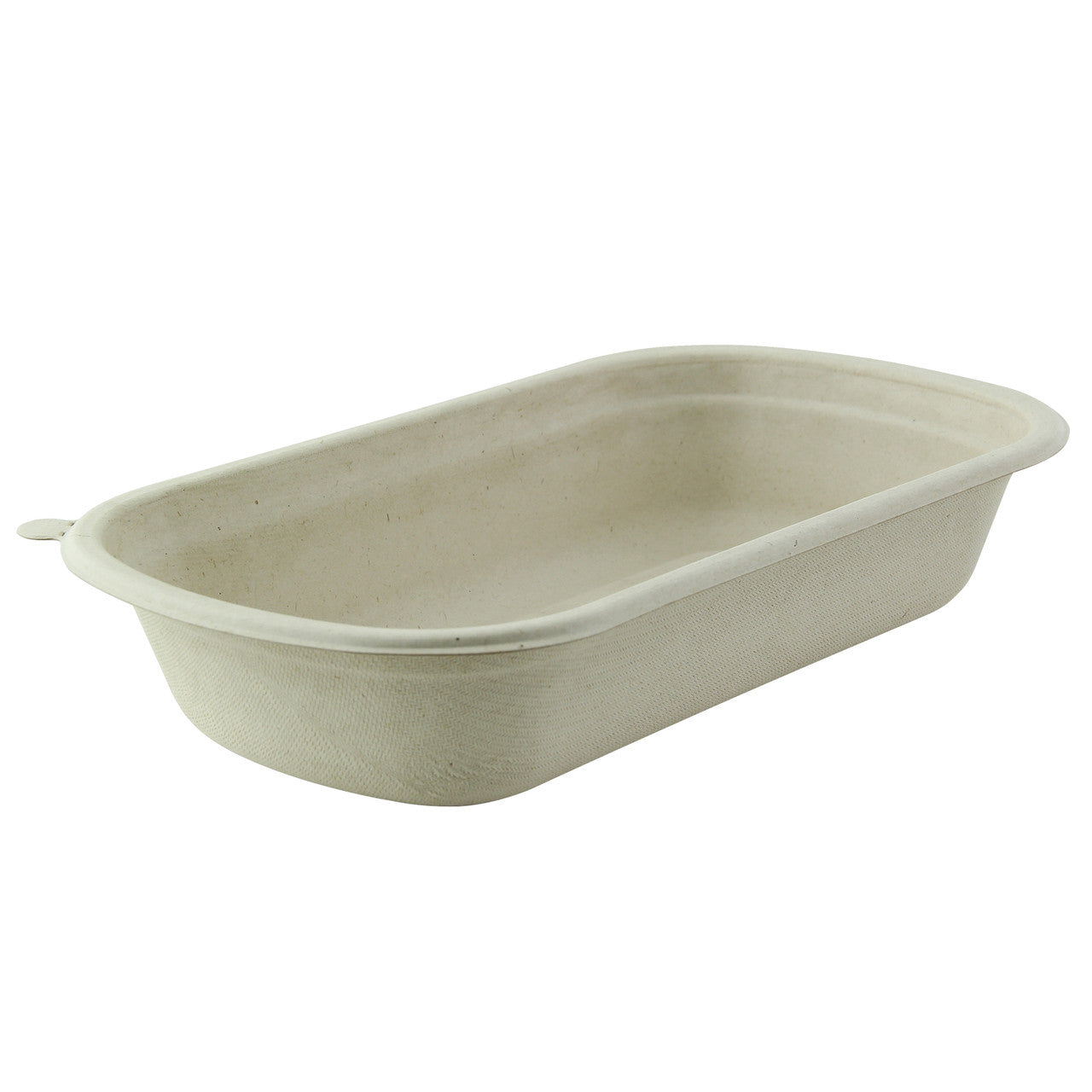 Rectangular Brown Sugarcane Container
