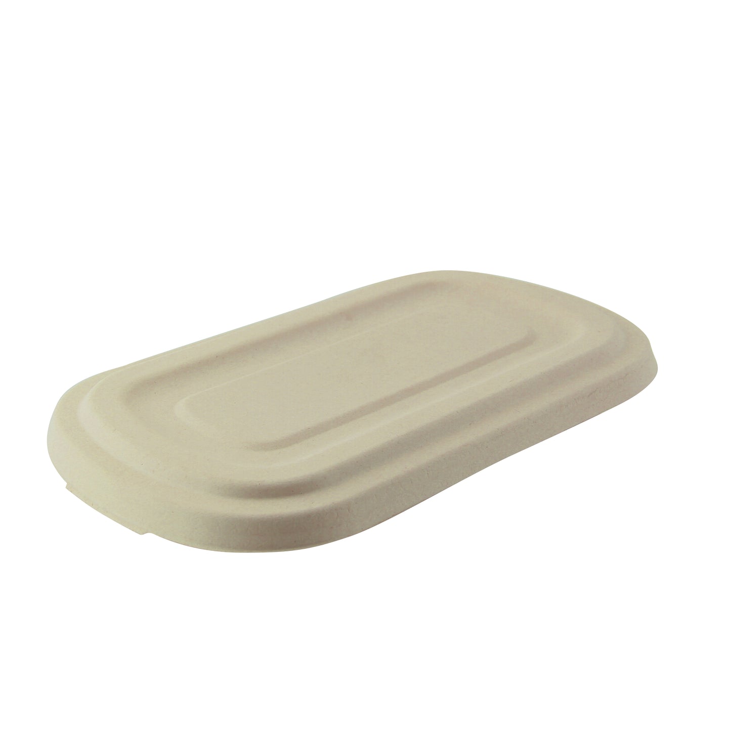 Rectangular Brown Sugarcane Lid