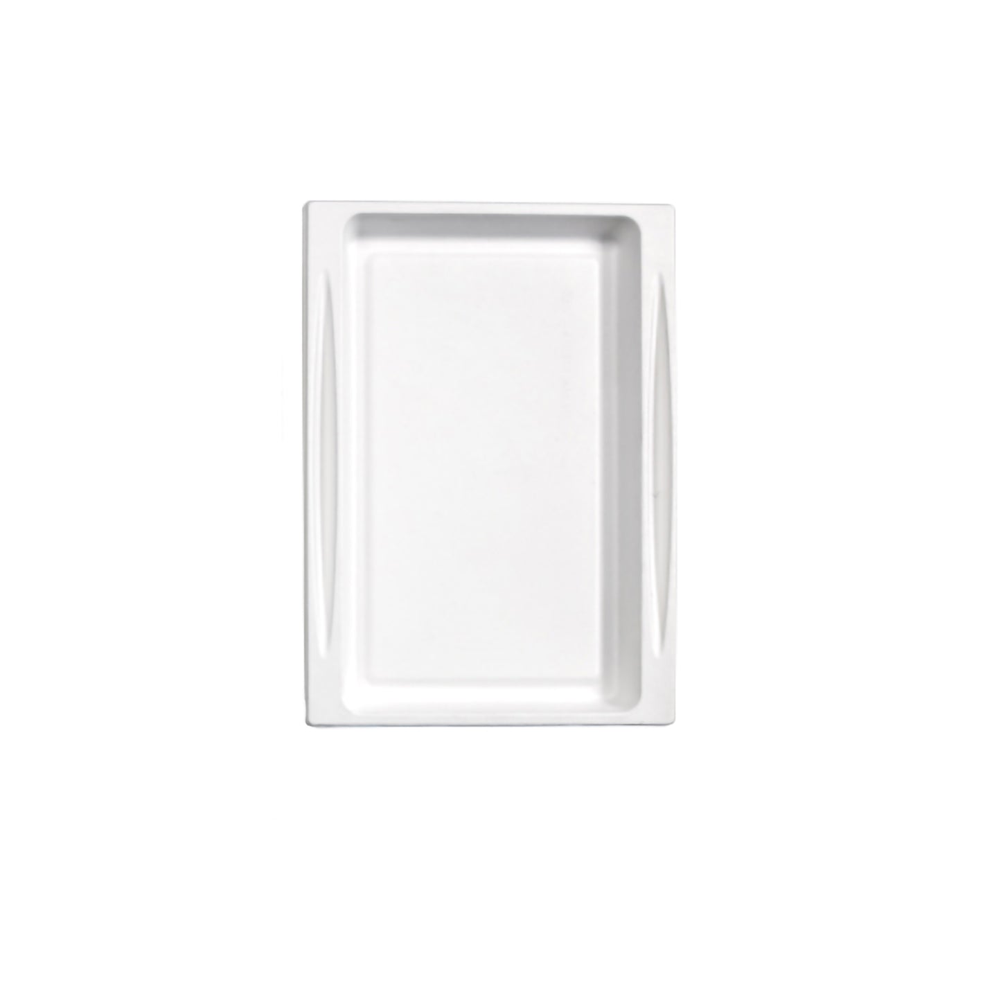 White Sugarcane Tray - Atlas 1/2