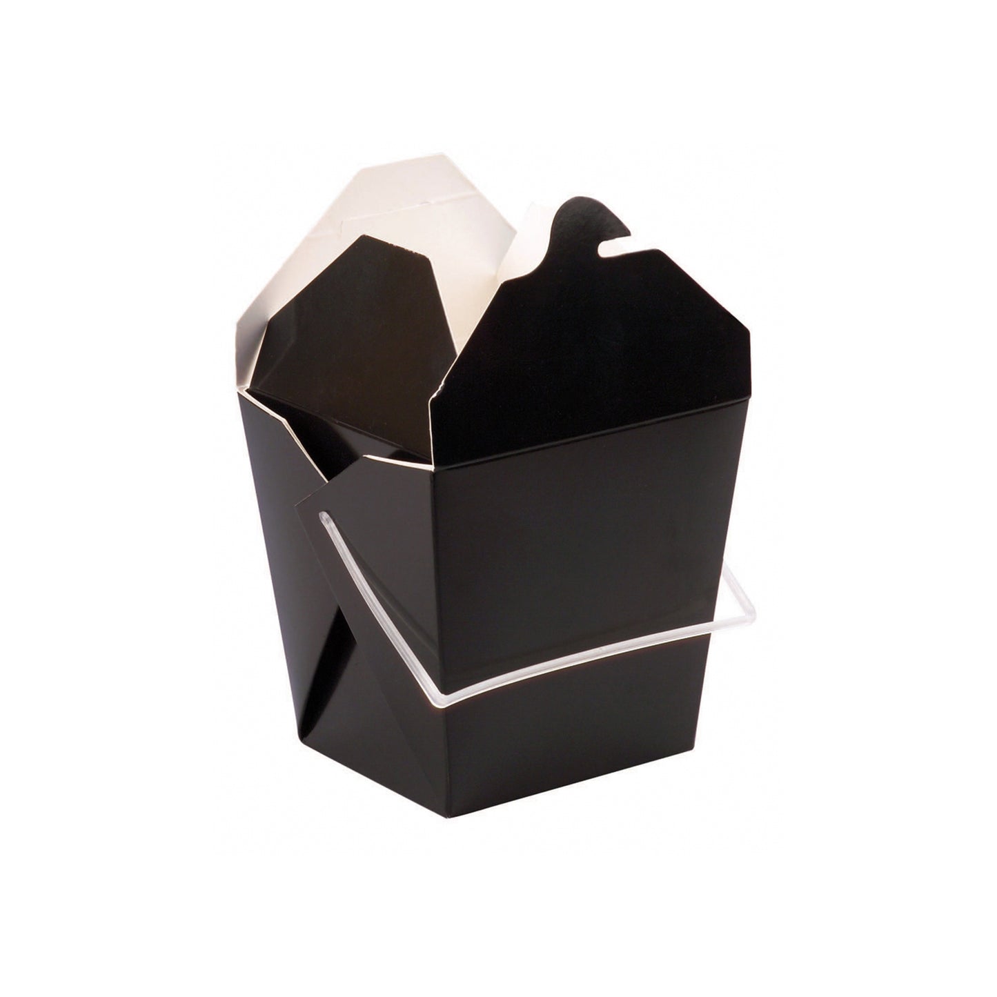 Black Take Out Box with Handle