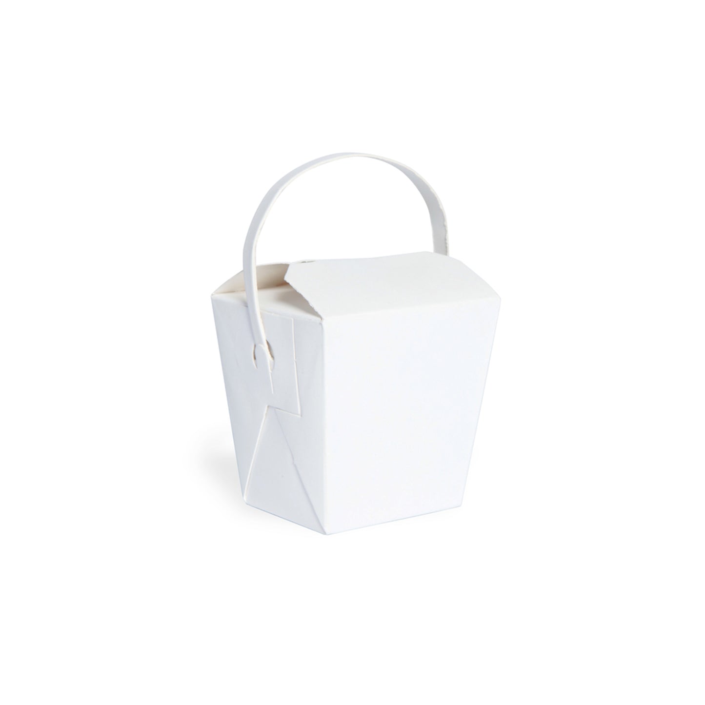 Mini White Take Out Box with Handle