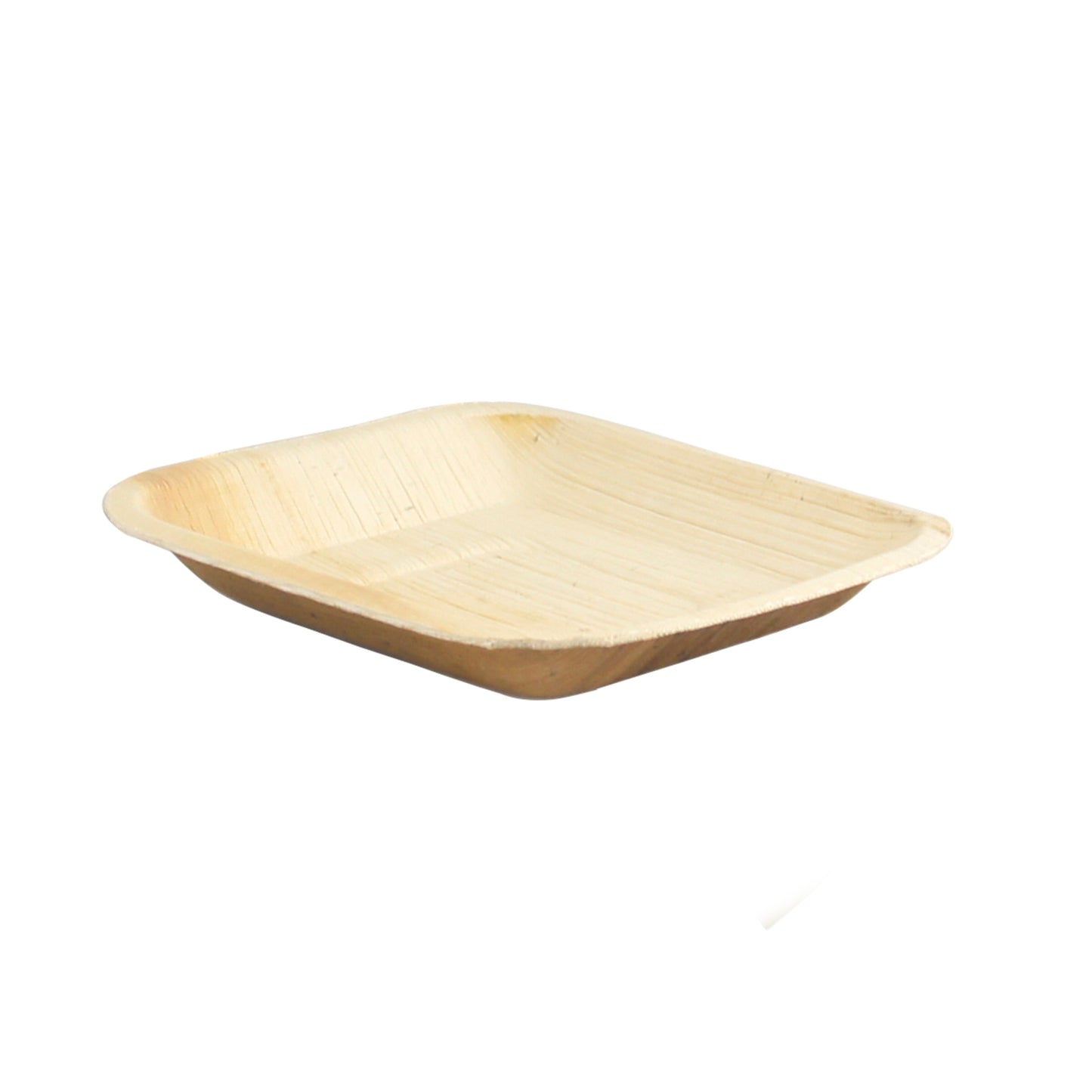 Square Palm Leaf Plate with Rounded Corners