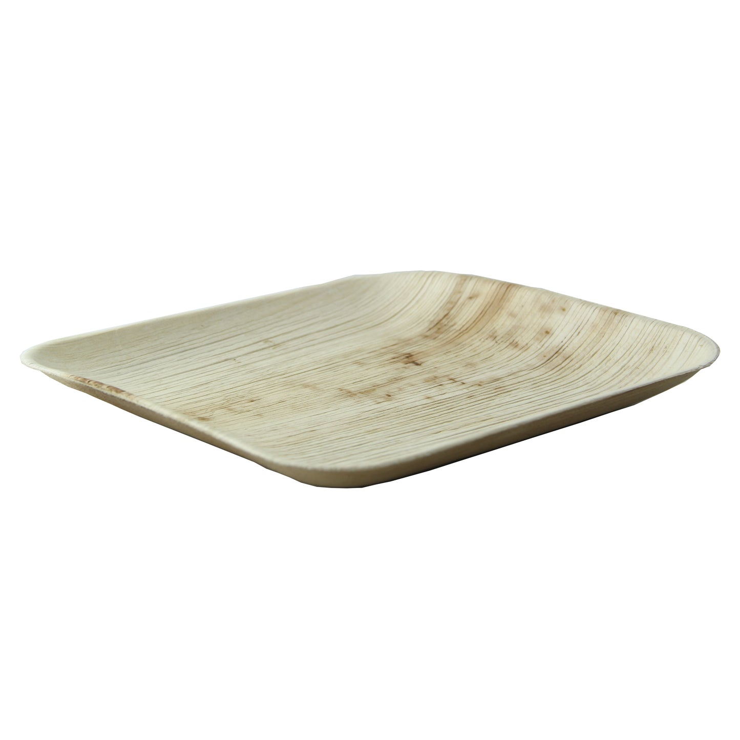 Square Palm Leaf Plate with Rounded Corners