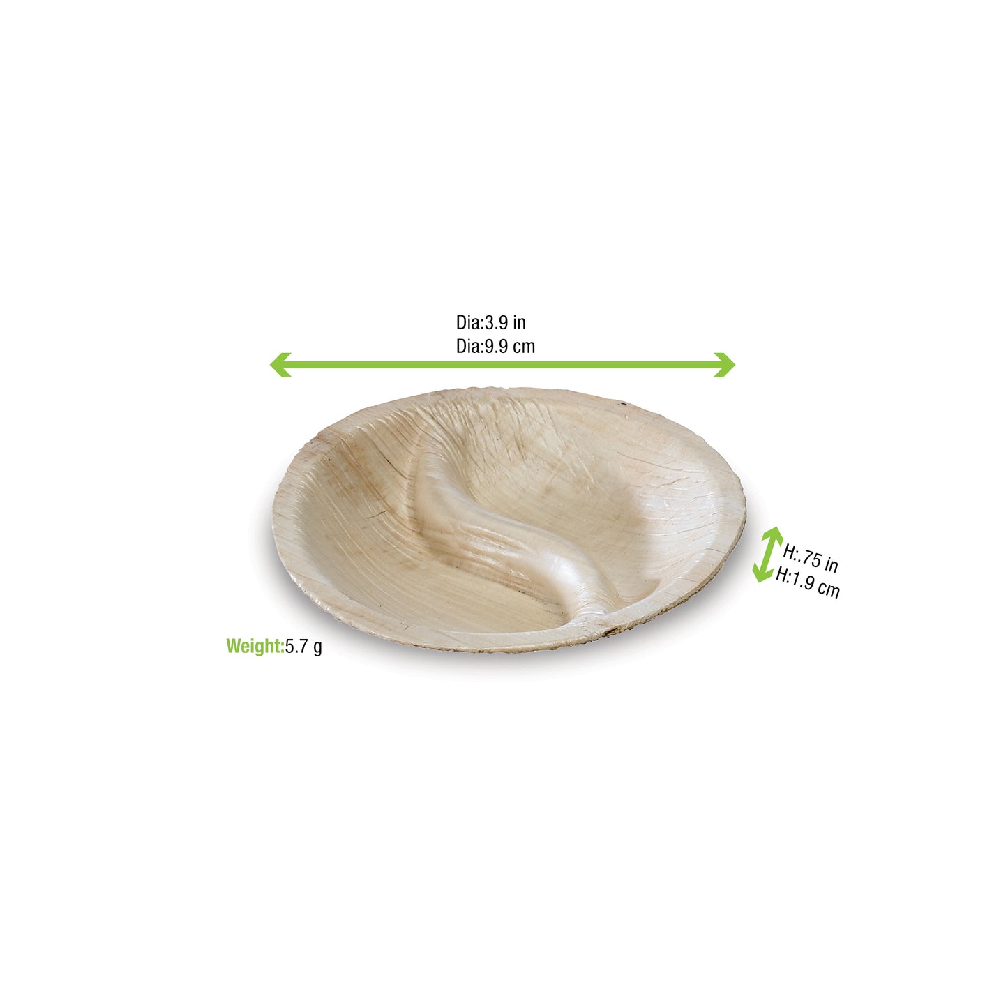 Shaped Palm Leaf Dish