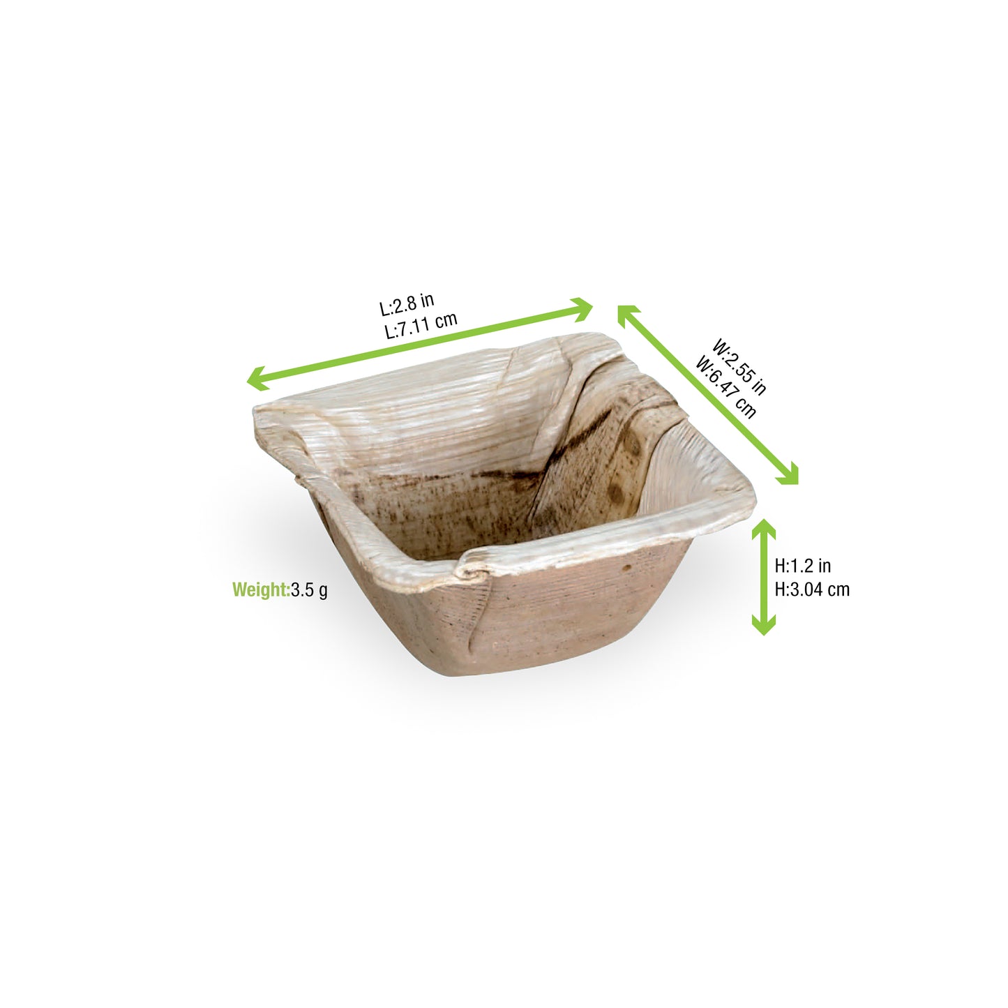 Square Palm Dish