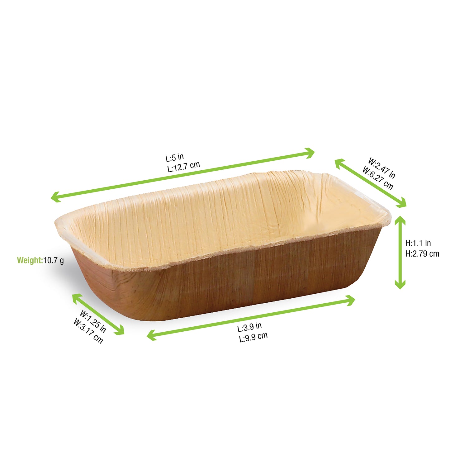 Rectangular Palm Dish