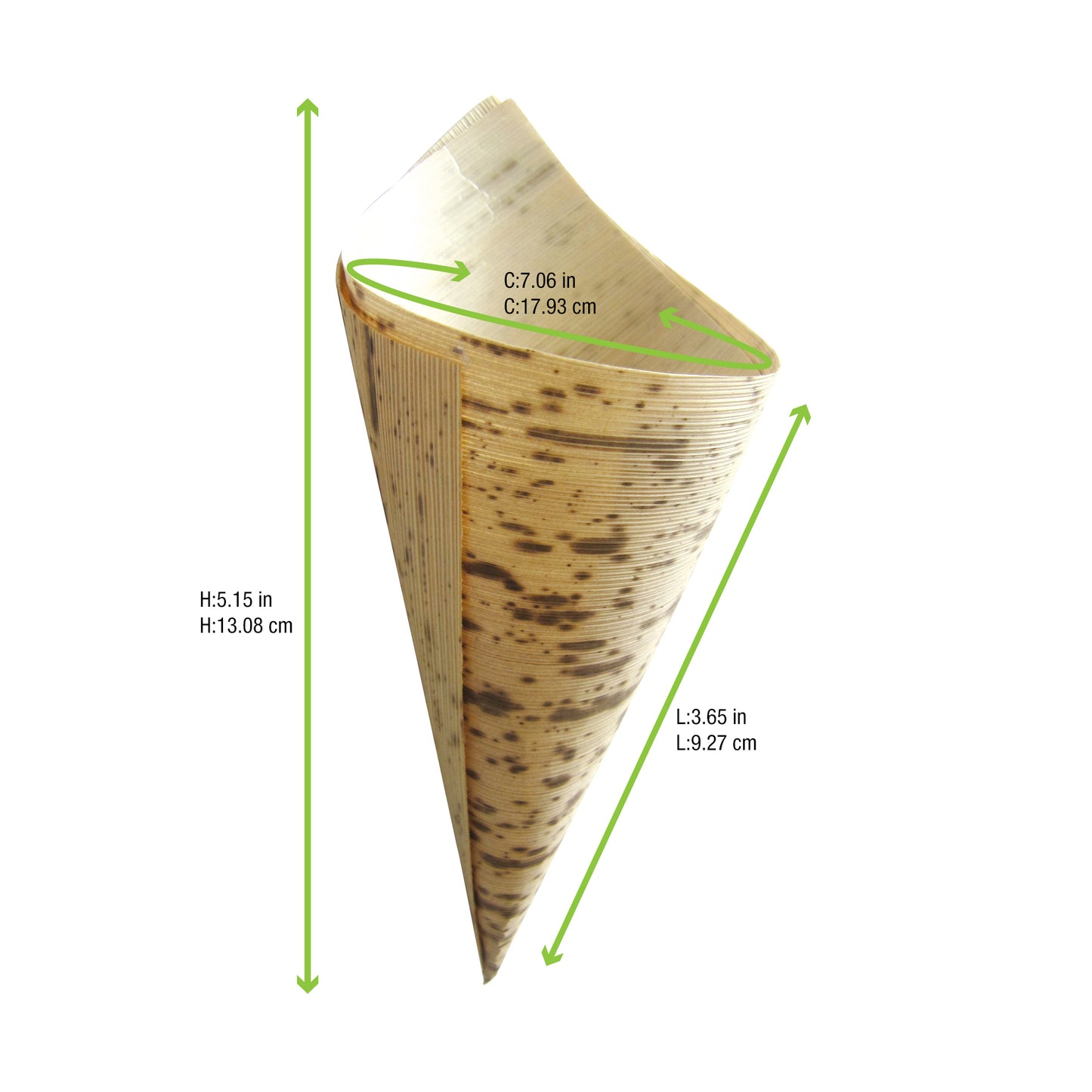 Bamboo Leaf Cone 2 Layers