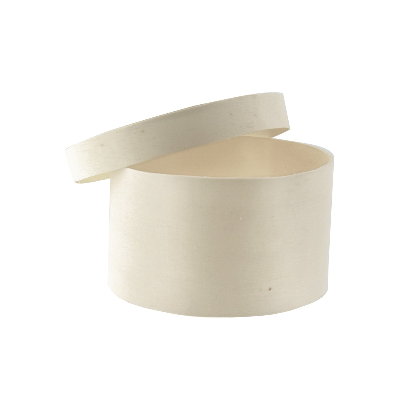 Round Wooden Box with Lid