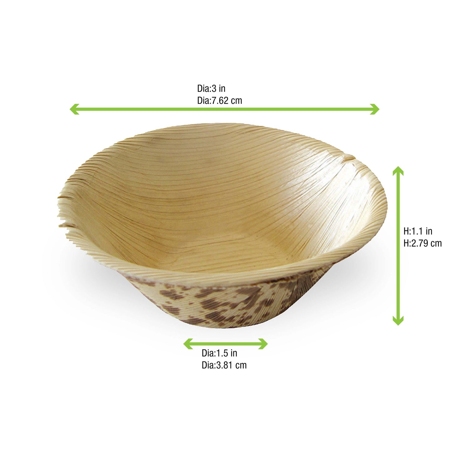 Bamboo Leaf Double Layer Ramekin Bowl