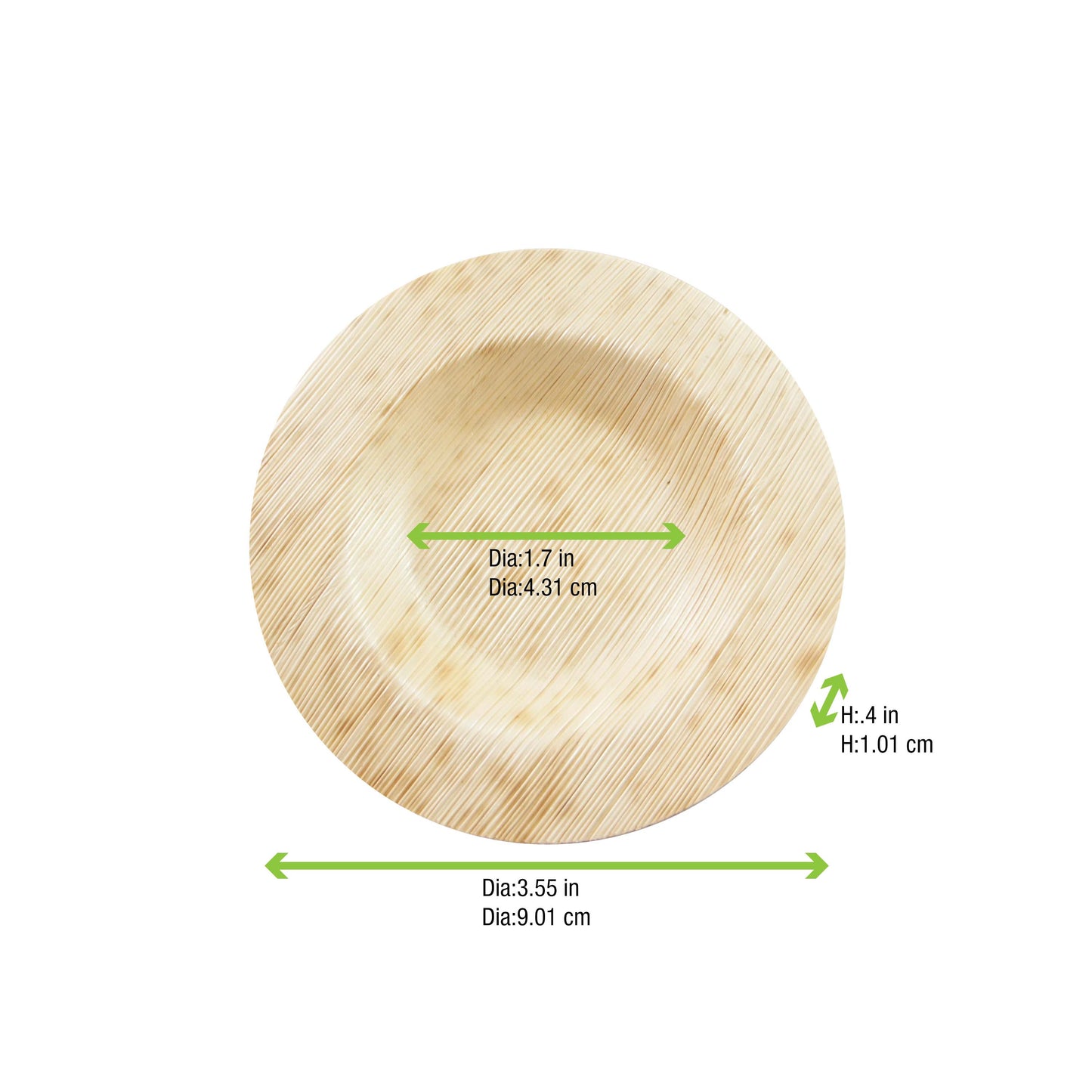 Bamboo Leaf Double Layer Small Plate