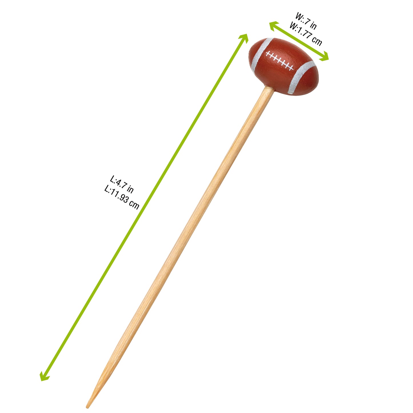 Bamboo Football Skewers