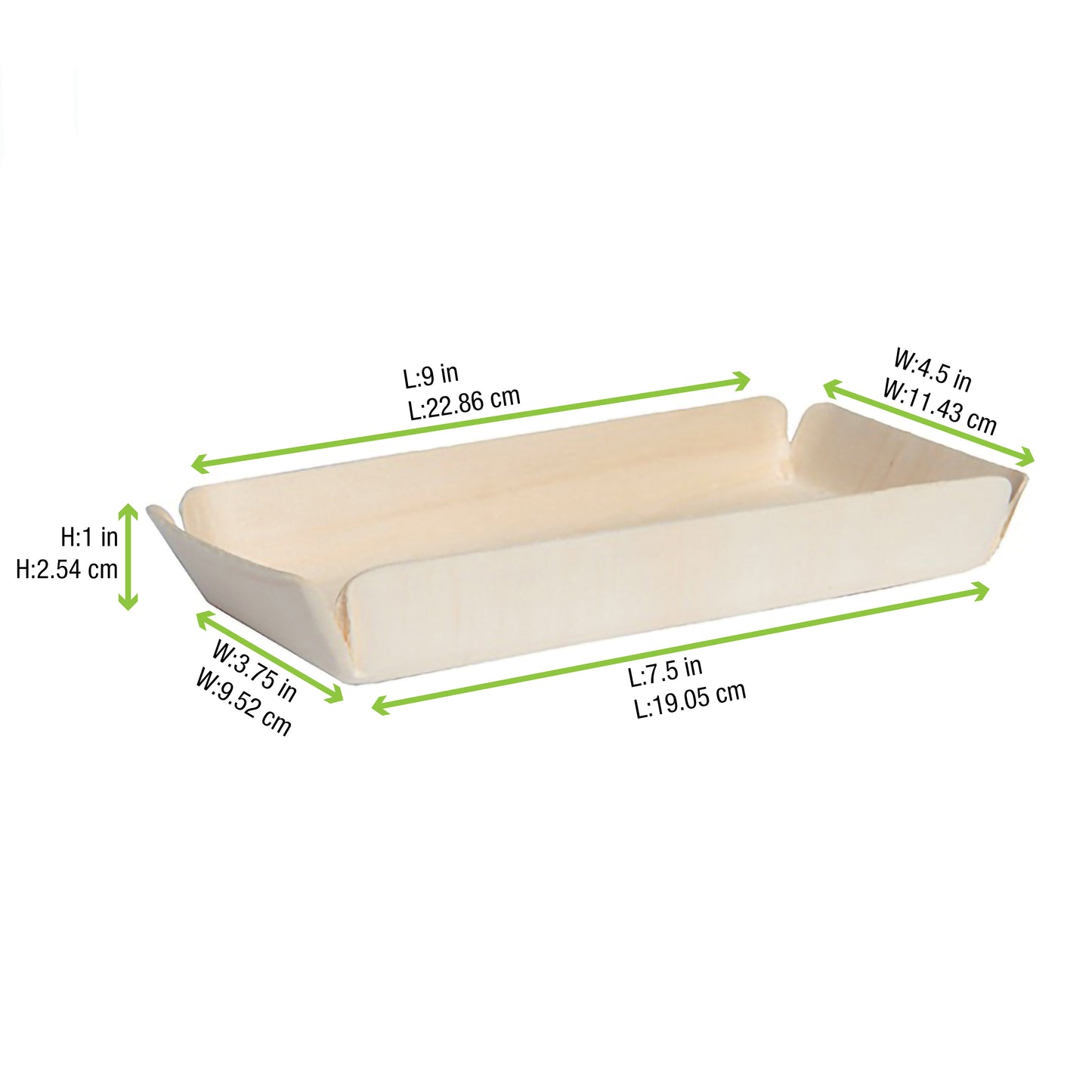 Paper lined Wooden Tray
