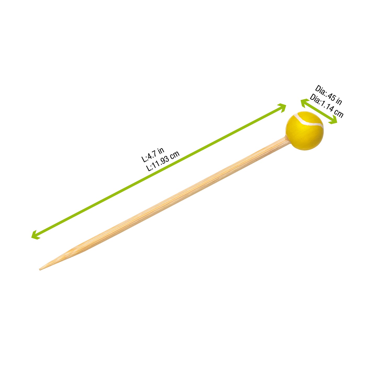 Bamboo Tennis Skewers