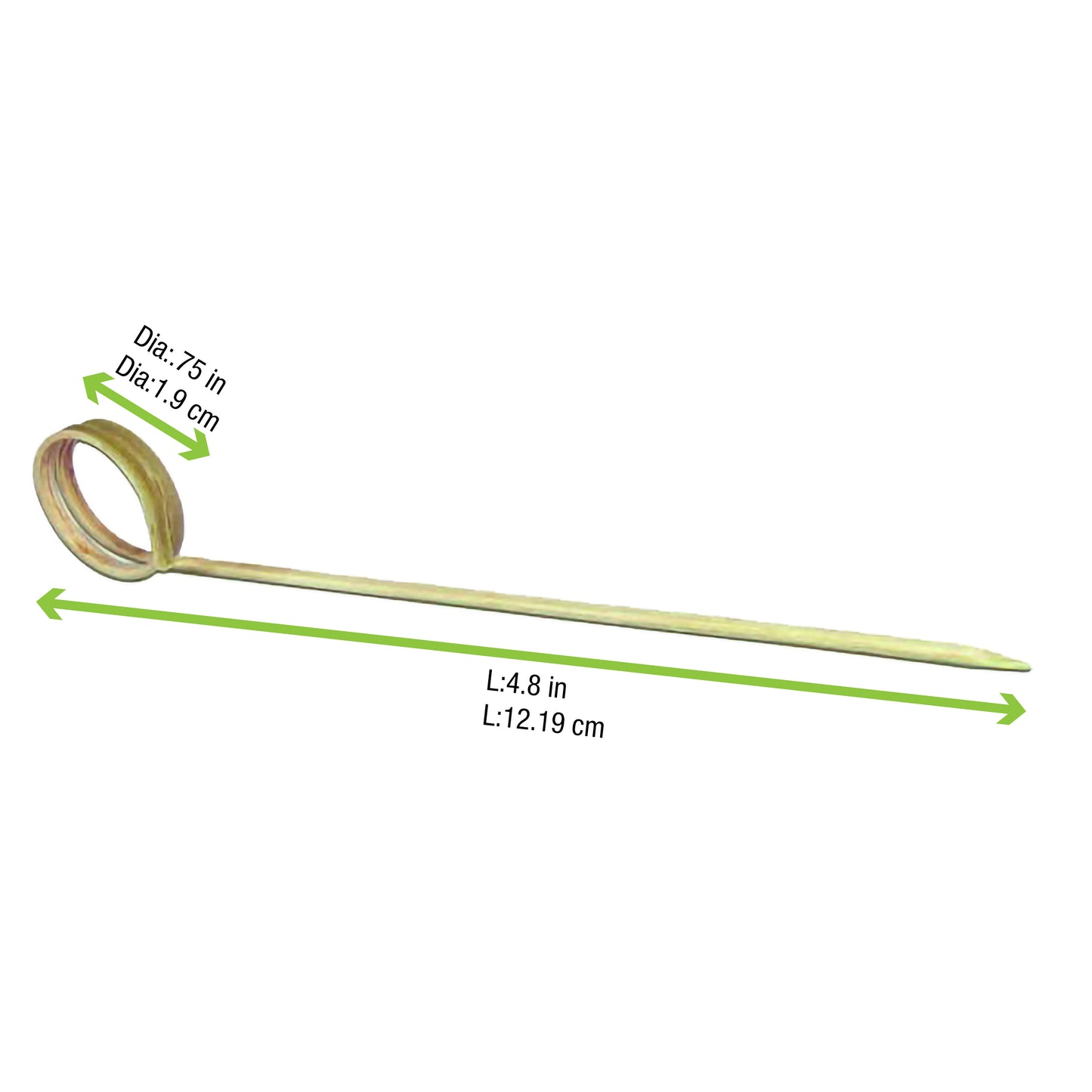 Bamboo Side Twisted Skewers
