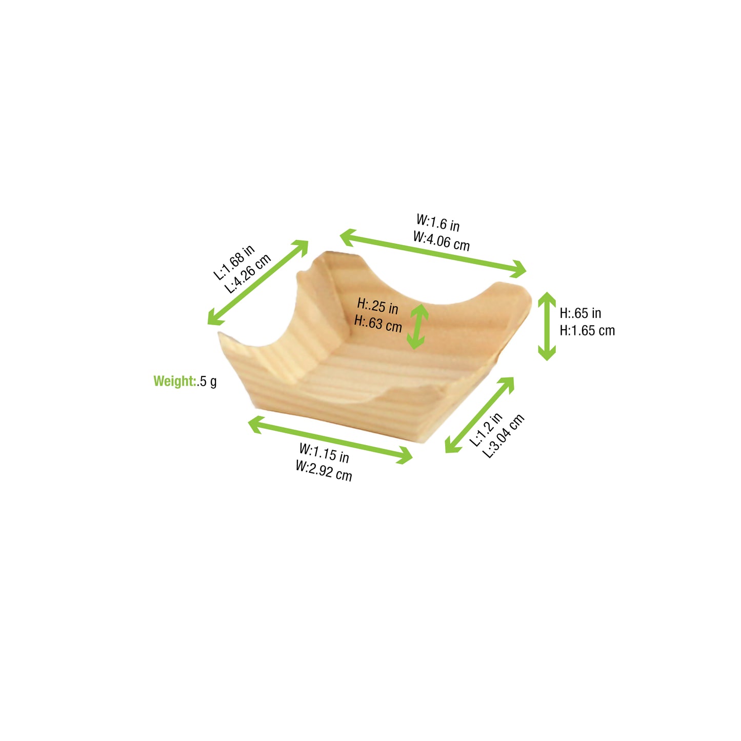 Wooden Square Plate