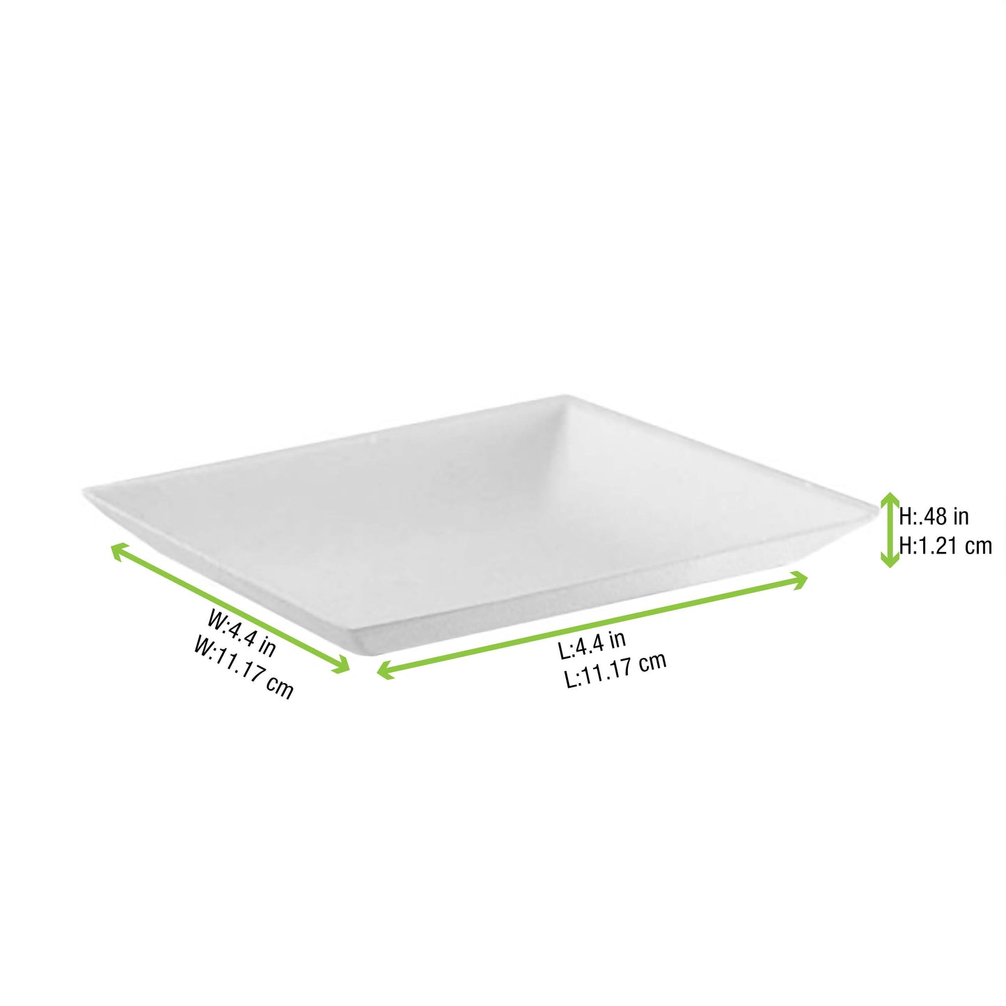 Bio n Chic White Sugarcane Plate