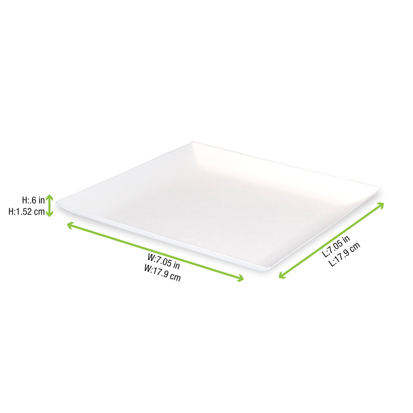 Bio n Chic White Sugarcane Plate