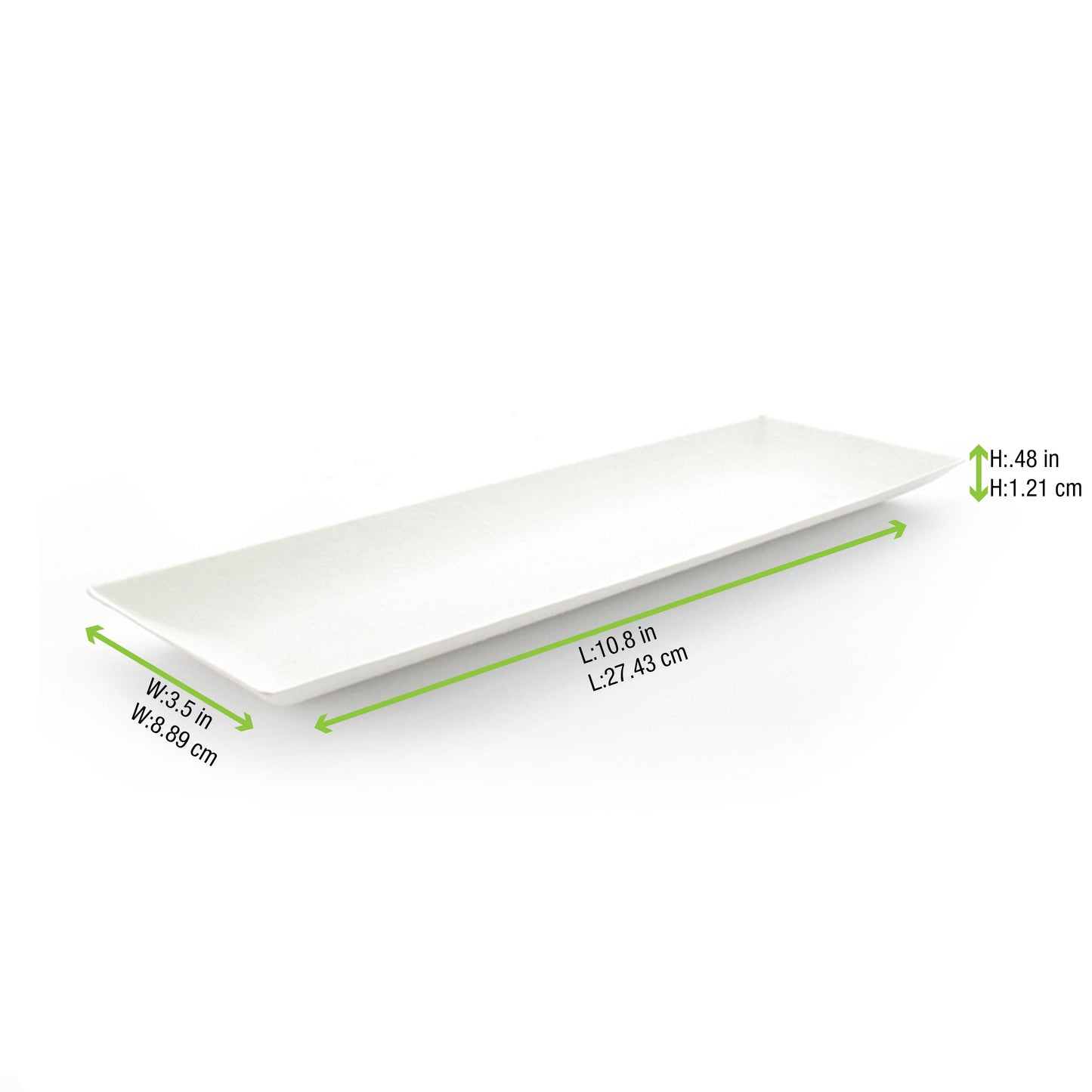 Bio n Chic Rectangular Sugarcane Plate