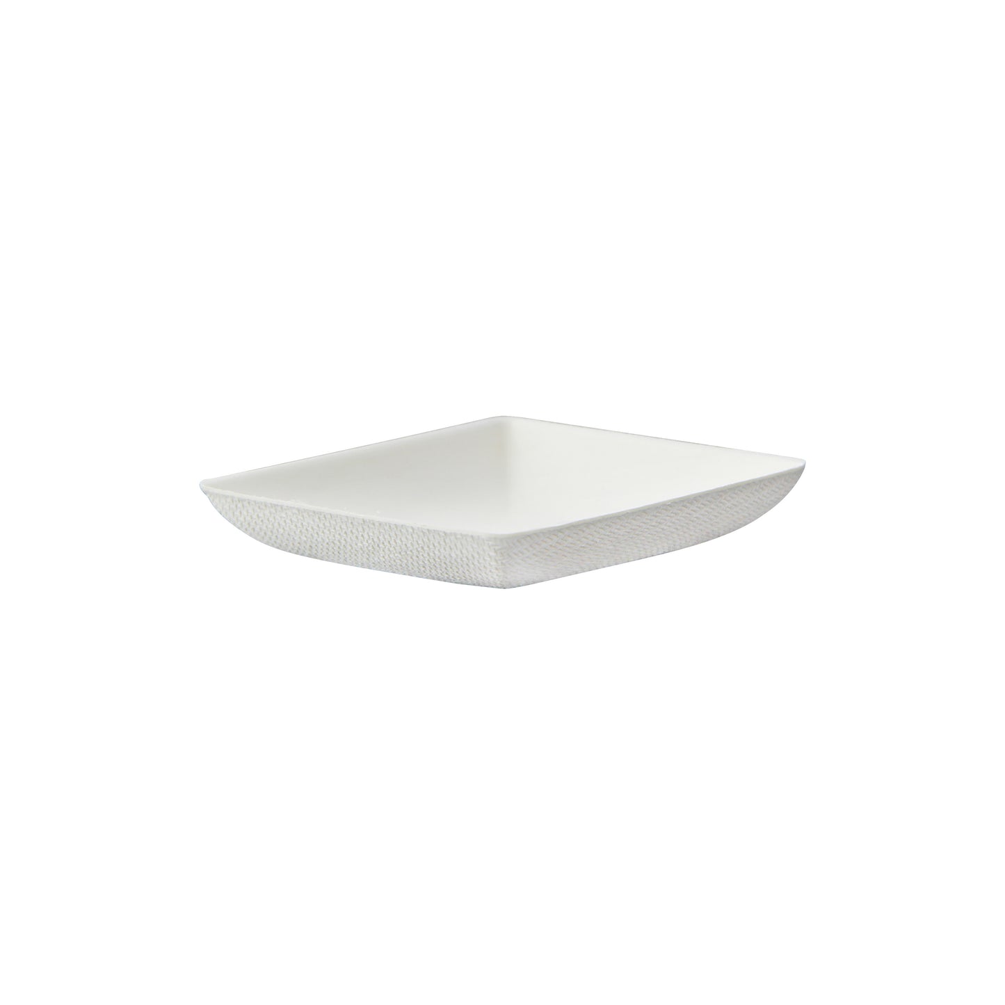 Bio n Chic Mini White Sugarcane Plate 300/Case