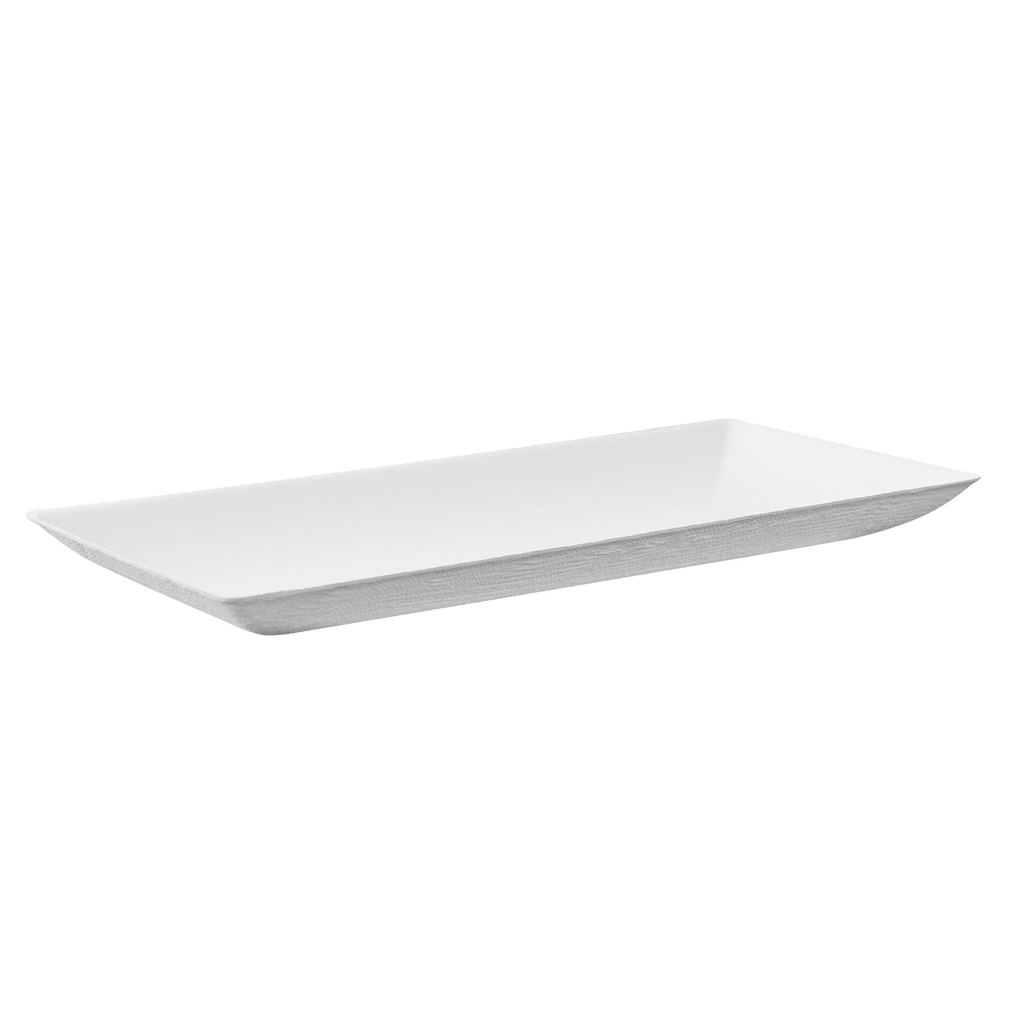 Bio n Chic Rectangular White Sugarcane Plate