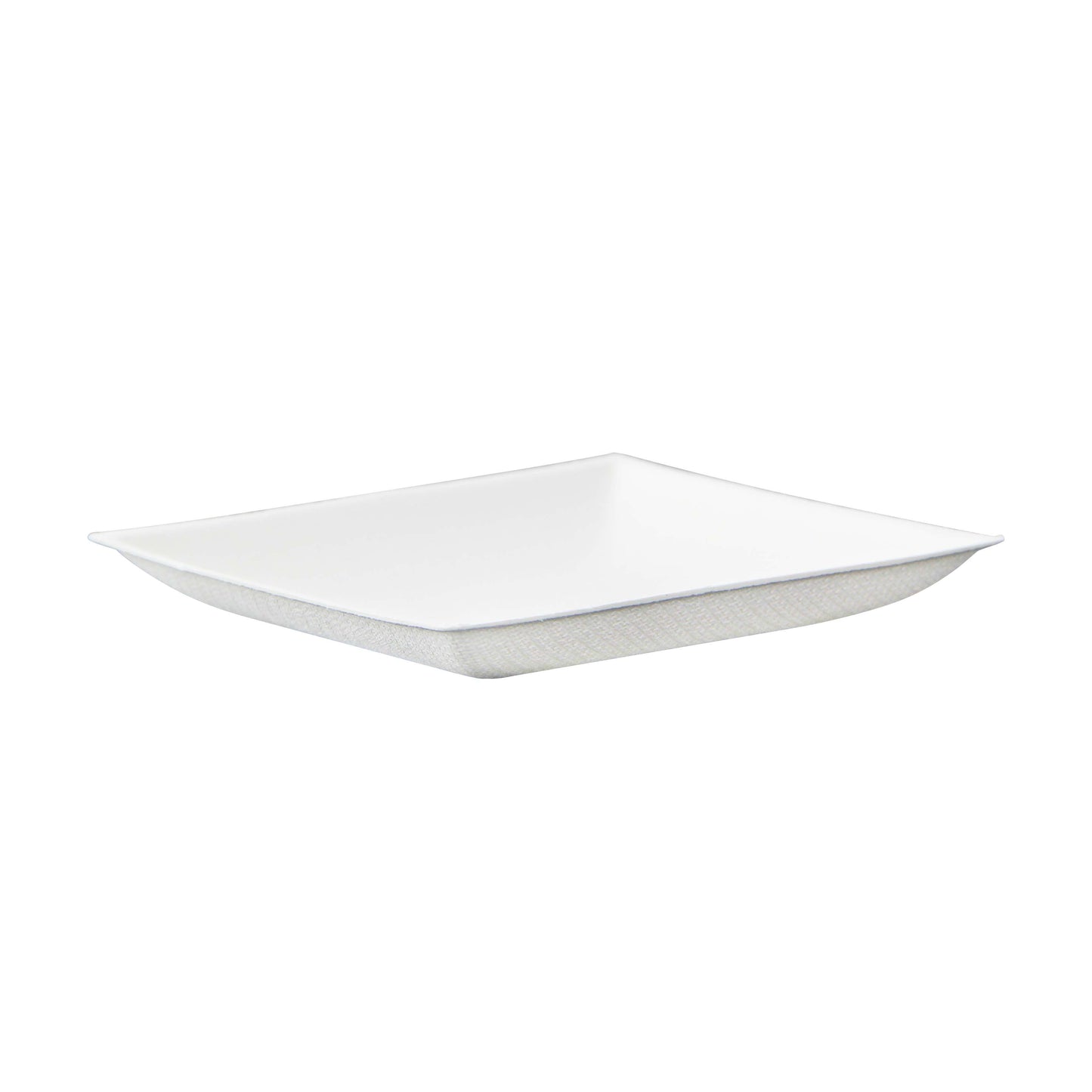 Bio n Chic Mini White Sugarcane Plate 100/Case